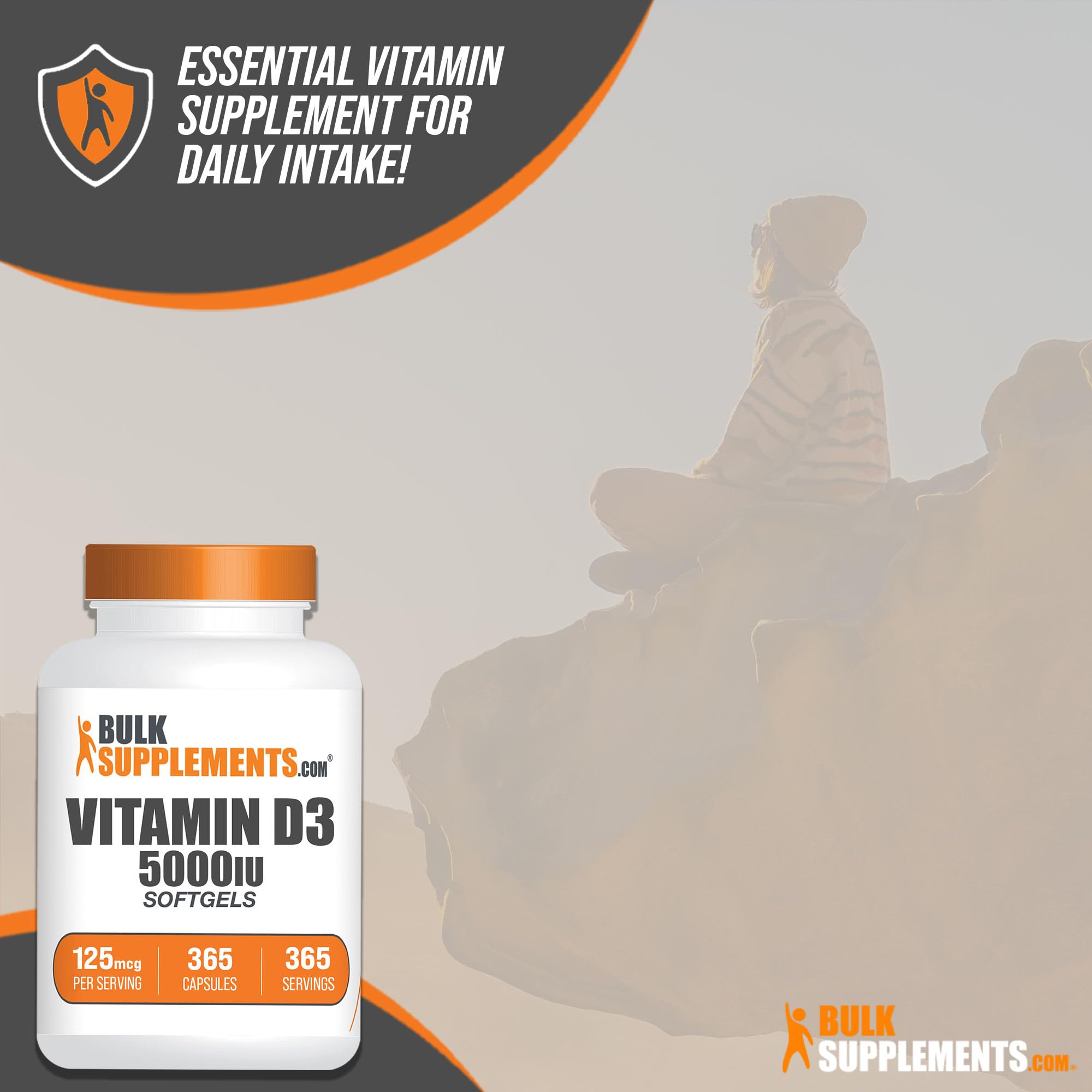 BULKSUPPLEMENTS.COM Vitamin D3 5000IU Softgels - Cholecalciferol, D3 Supplement BULKSUPPLEMENTS.COM