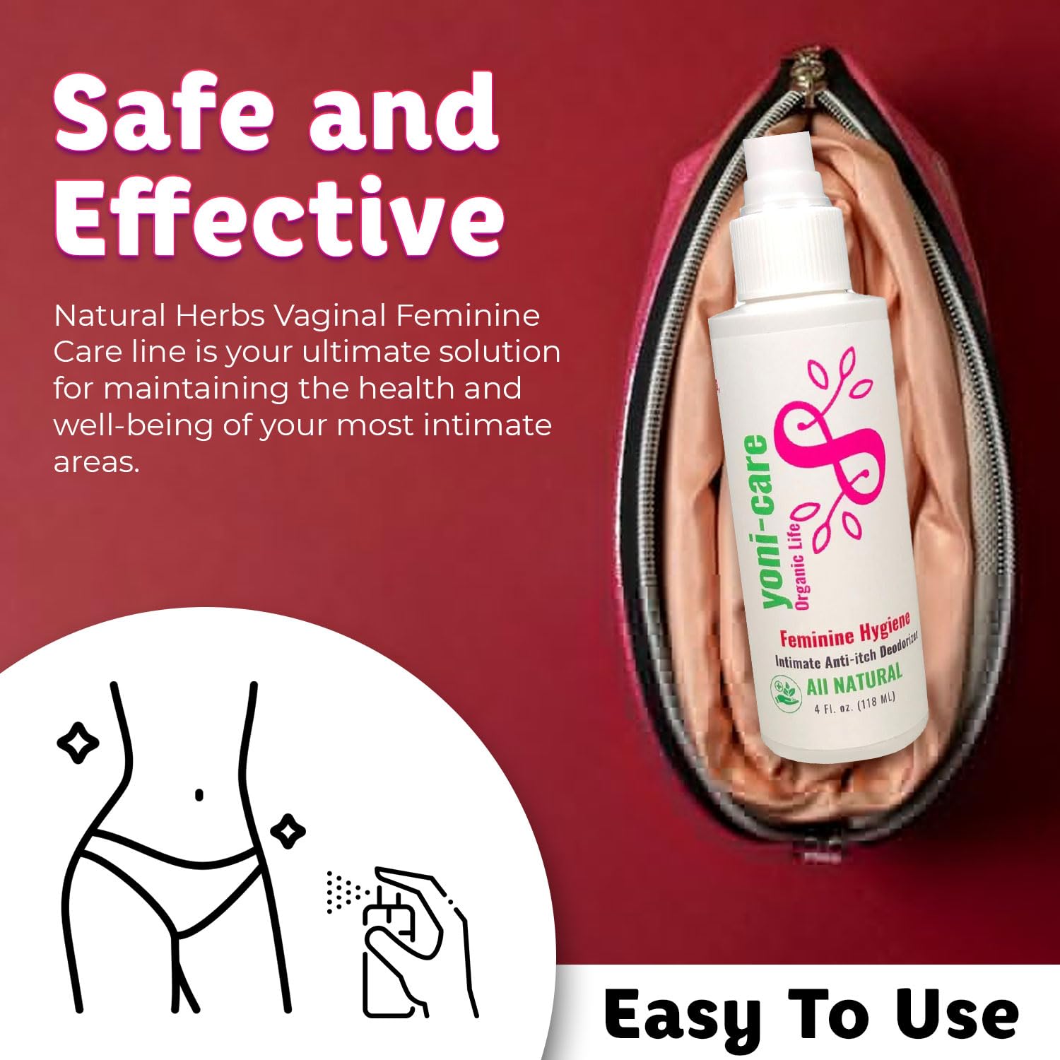 Organic Life Vaginal Feminine Care Revive, Soothe, and Eliminate Menopause-Related Discomfort Organic Life