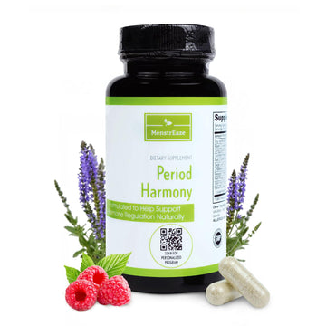 MenstrEaze PMS Relief & Hormone Balance for Women, with Black Cohosh, Vitex, Wild Yam