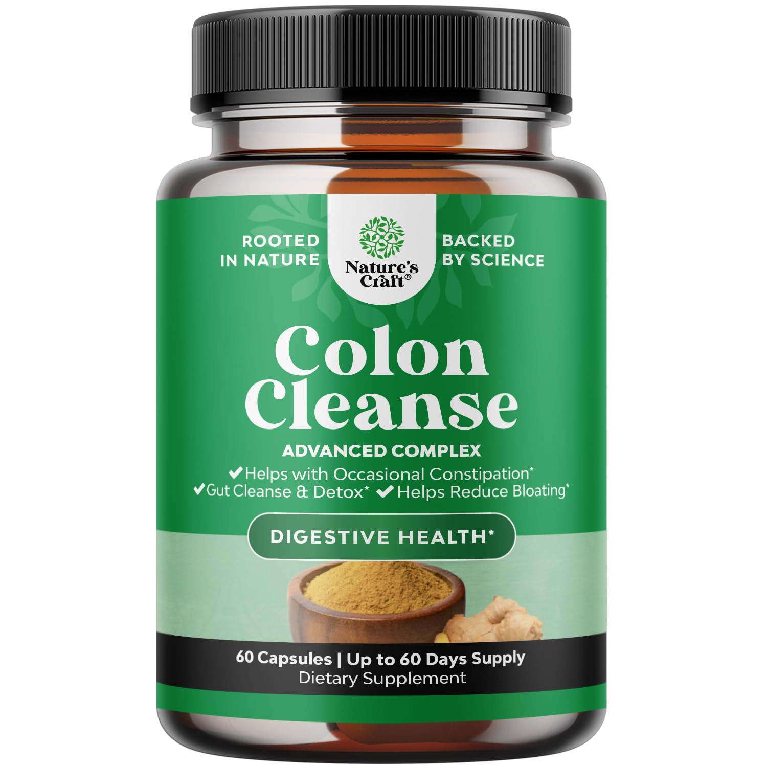 Colon Cleanser & Detox - Lactobacillus Acidophilus Probiotic Supplement Body Cleanse