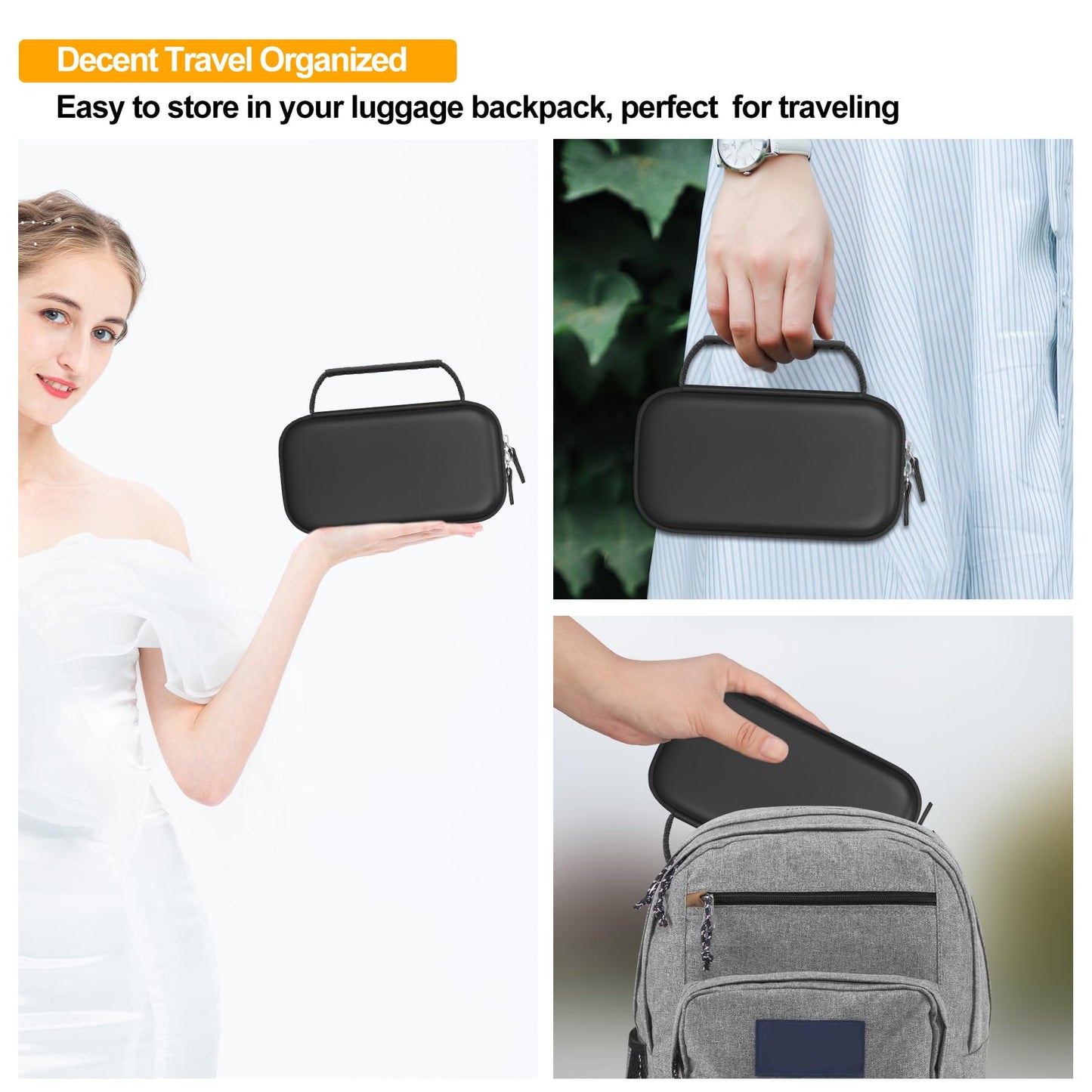 Elonbo Carrying Case for Portable Handheld Inhaler Nebulizer Machine for Adults and Kids