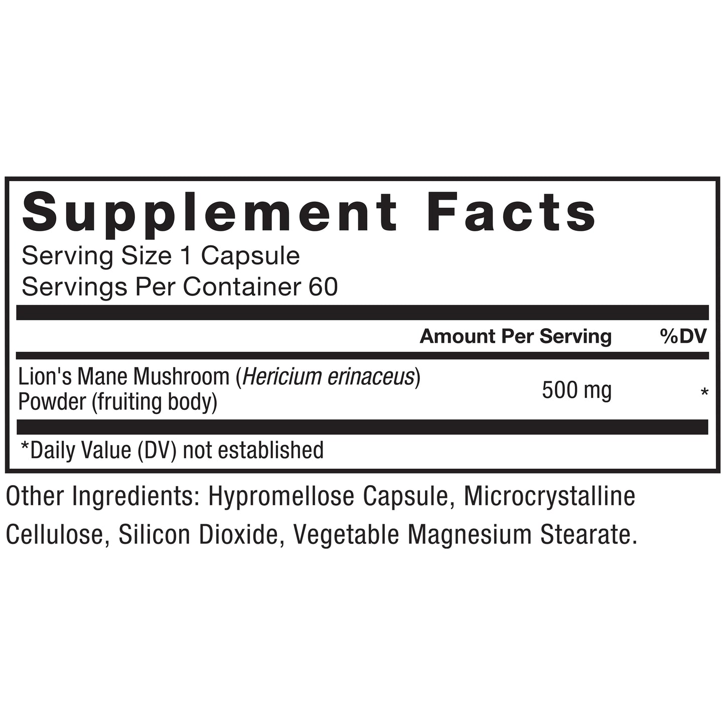 Force Factor Lion’s Mane Supplement Capsules, Memory & Focus Supplement