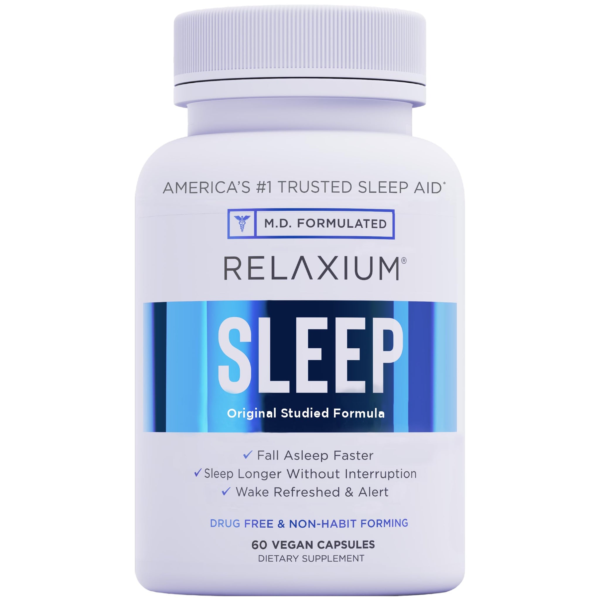 Relaxium Sleep Aid, 30-Day Supply, Dietary Supplement for Better Sleep Relaxium