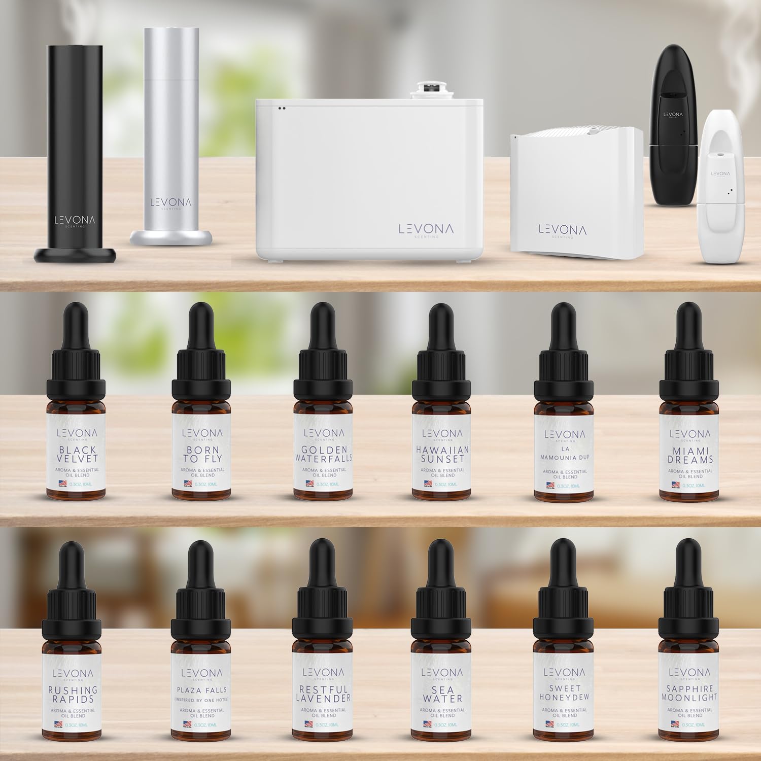 Levona Scents Pure Essential Oils for Diffusers for Home Luxury Scents - Restful Lavender Essential Oil LEVONA SCENT