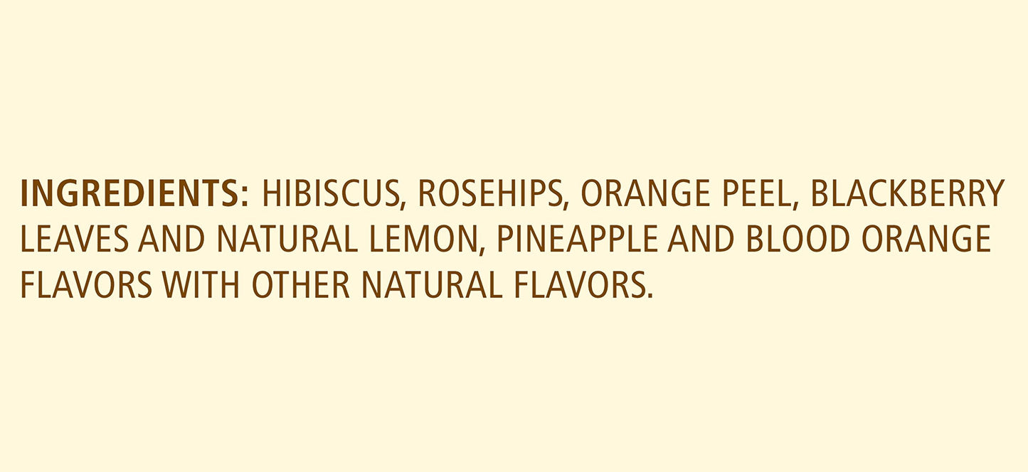 Celestial Seasonings Herbal Tea, Sangria Zinger, 20 Count (Pack of 6)