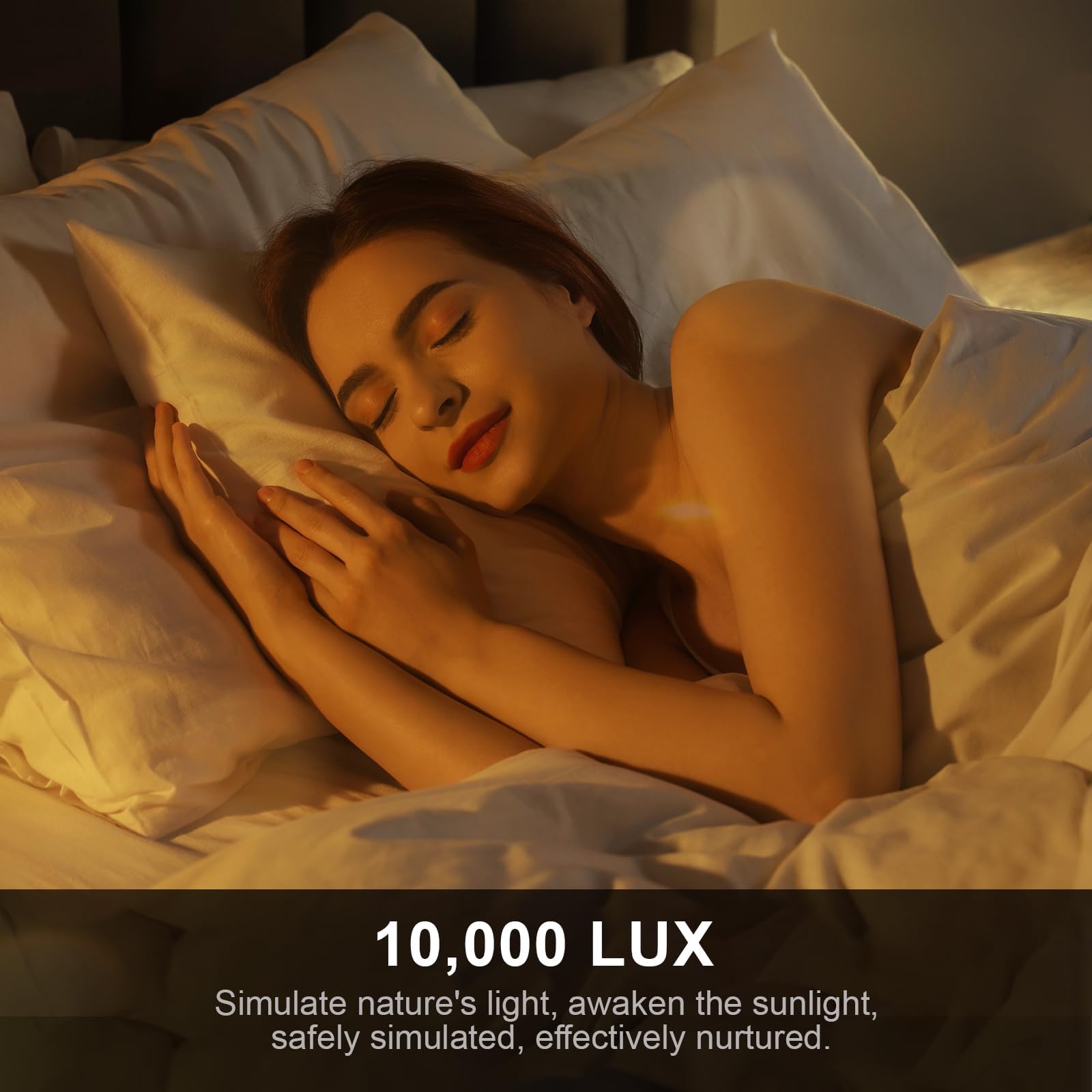 Sunlamlux Light Therapy Lamp, UV-Free Sun Light Therapy Lamp, 10000 Lux Floor Lamp Sunlamlux