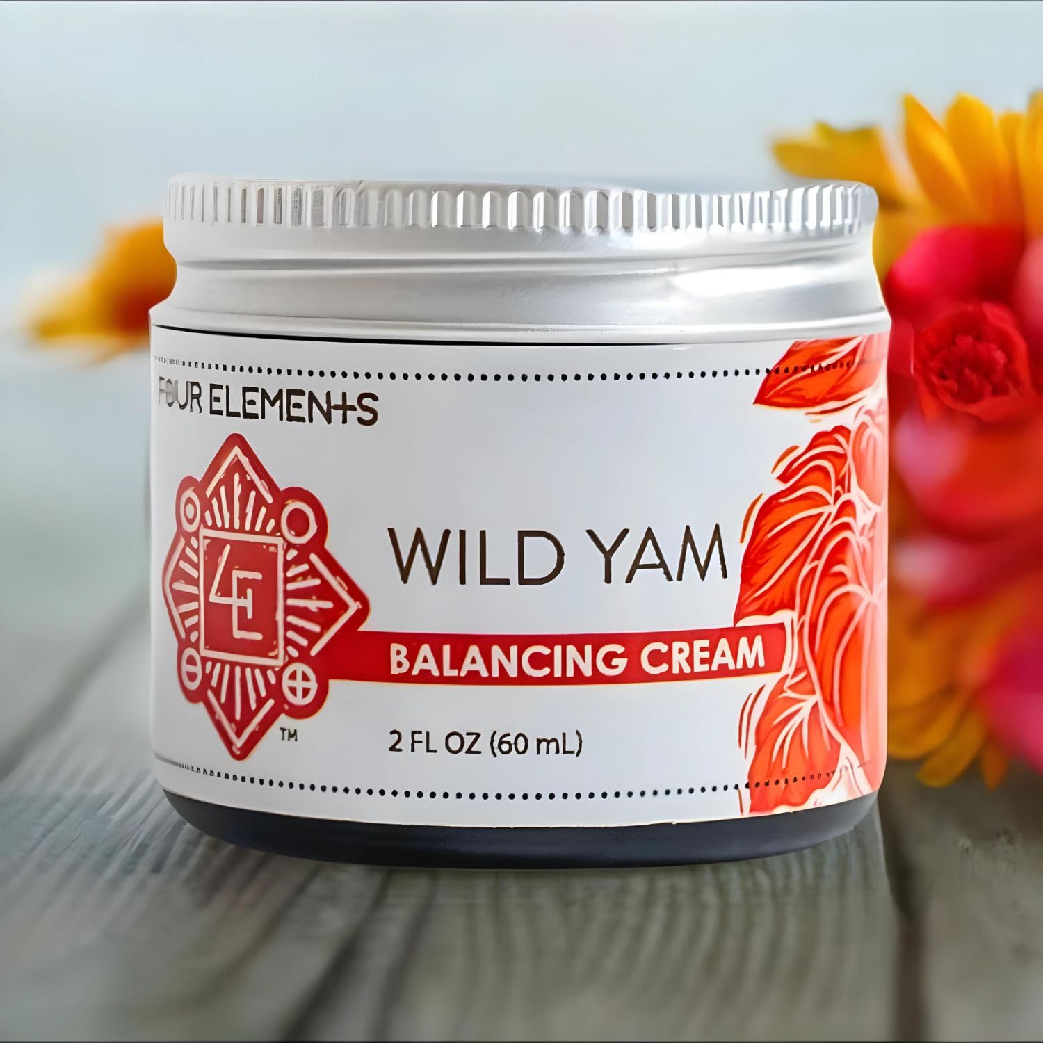 Four Elements 4E Wild Yam Organic Balancing Cream for Women -1st Place Winner Four Elements 4E
