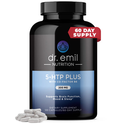 DR EMIL NUTRITION 200 MG 5-HTP Plus with SAM-e for Mood, Stress, and Sleep 