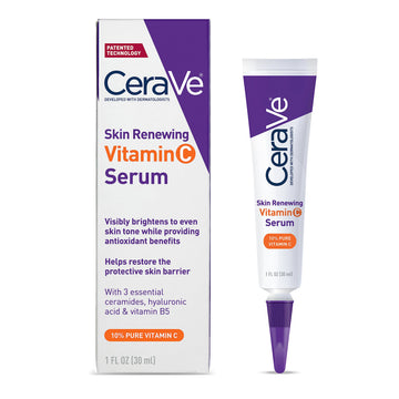 CeraVe Vitamin C Serum with Hyaluronic Acid | Skin Brightening Serum for Face 