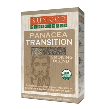 Panacea Transition Natural Herbal| Smoking Blend for Relaxation & Enjoyment | Aromatic Mixture | 1 oz.