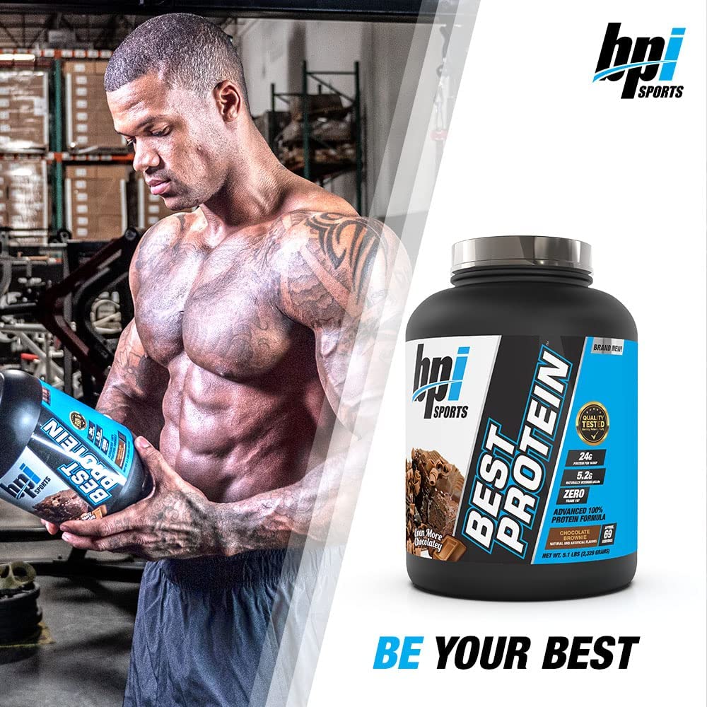 BPI Sports Best Protein, Chocolate Brownie, 5.1 Pound BPI Sports