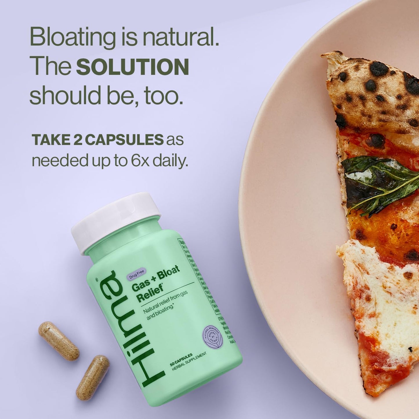 Hilma Natural Gas & Bloating Relief - with Lemon Balm, Fennel & Peppermint Leaf - Doctor
