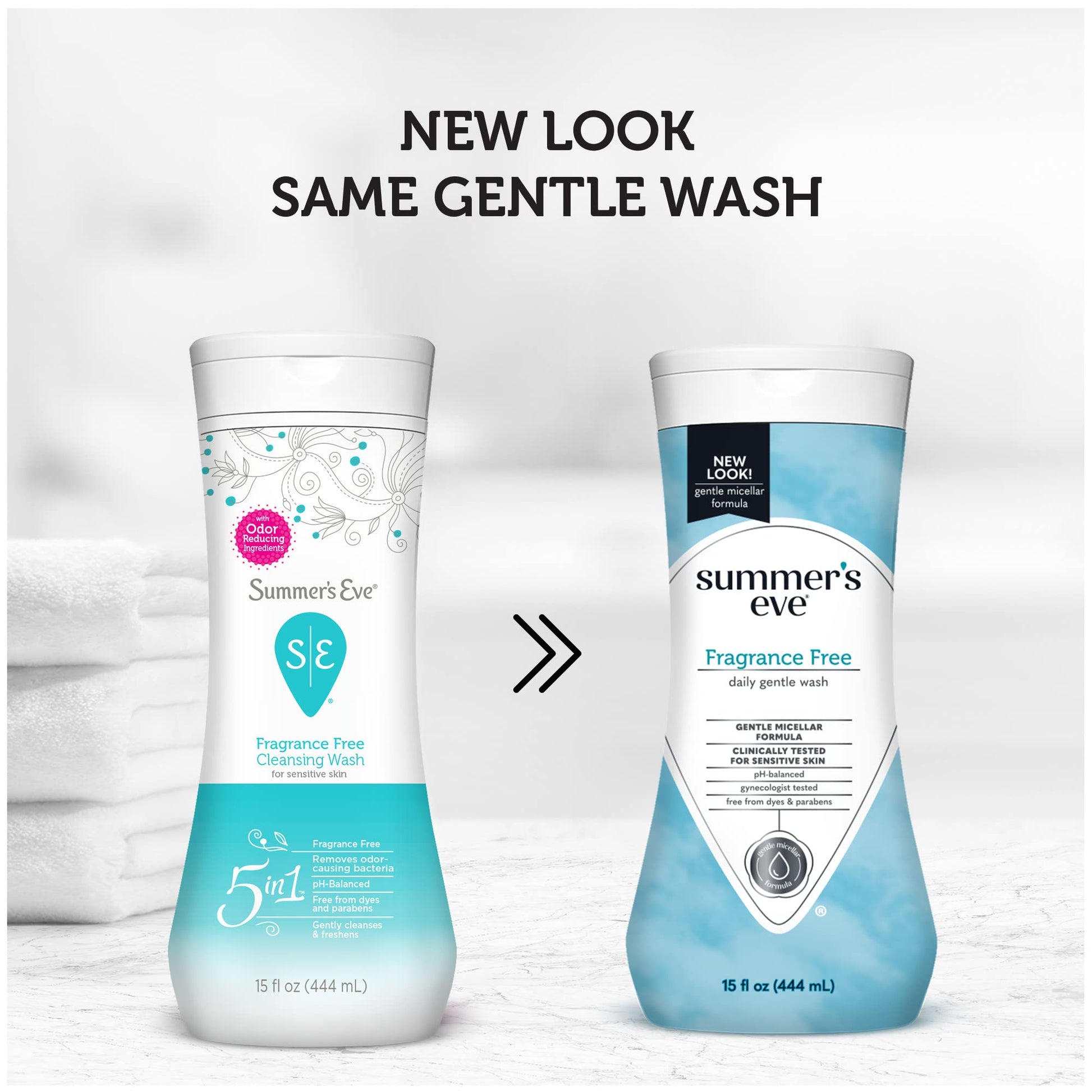 Summer's Eve Fragrance Free Gentle Daily All Over Feminine Body Wash Summer's Eve