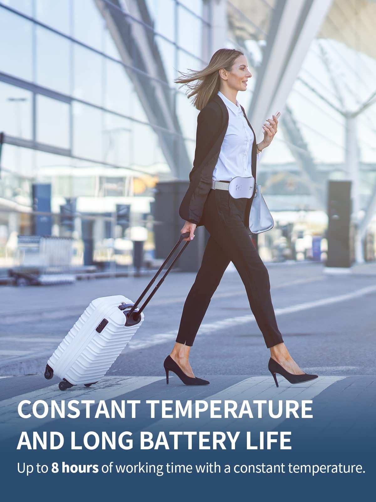 Slimpal Period Heating Pad for Cramps, FSA HSA Eligible Approved, Portable Heat Pad Slimpal