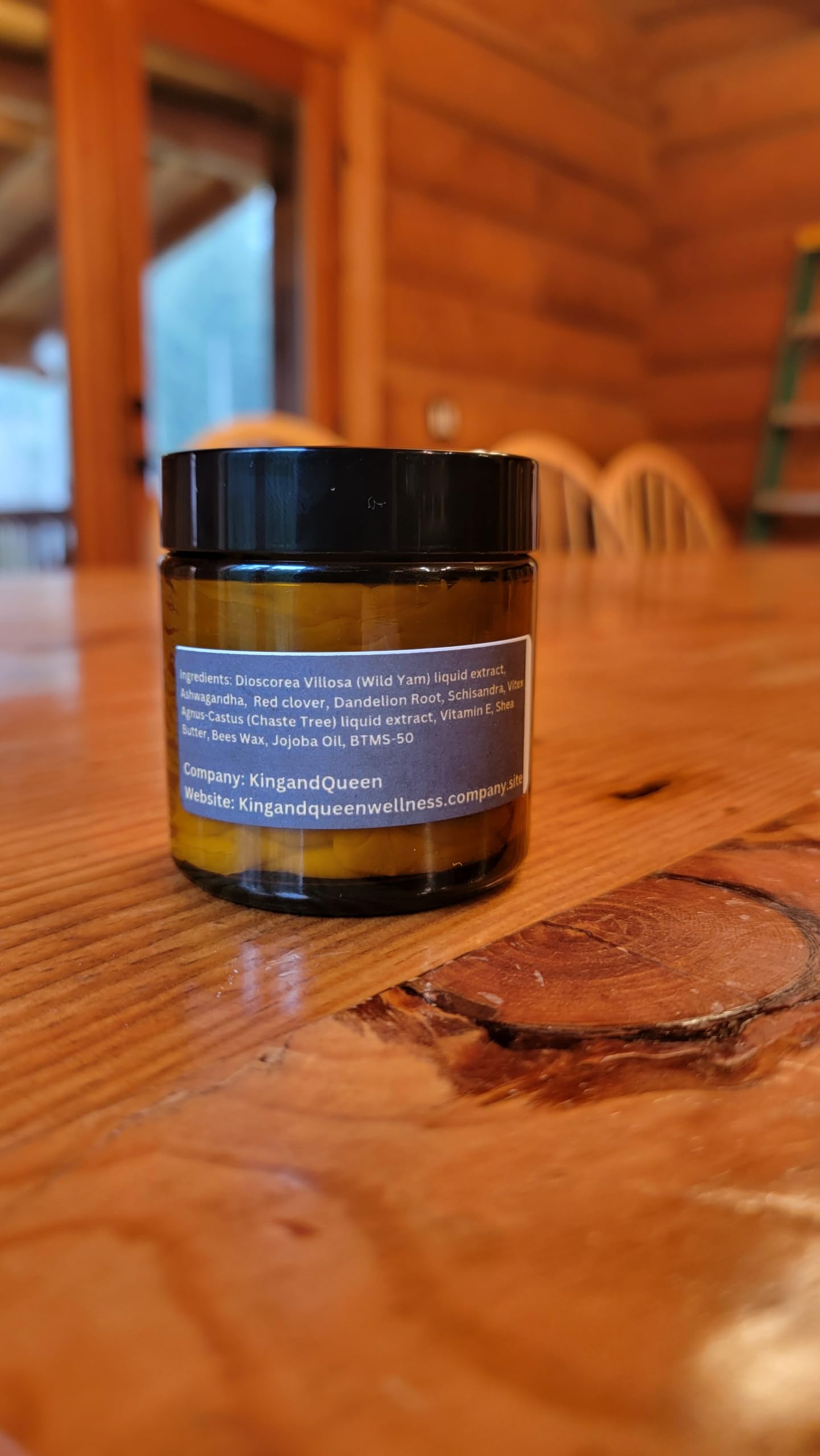 Natural Organic Wild Yam Cream Menopause Relief Hormonal Balance Formula 100g Progesterone Women's King & Queen INC