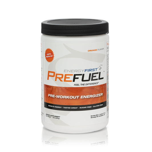 EnergyFirst Prefuel Pre-Workout Powder, Orange Flavor, Boost Energy, Creatine Monohydrate