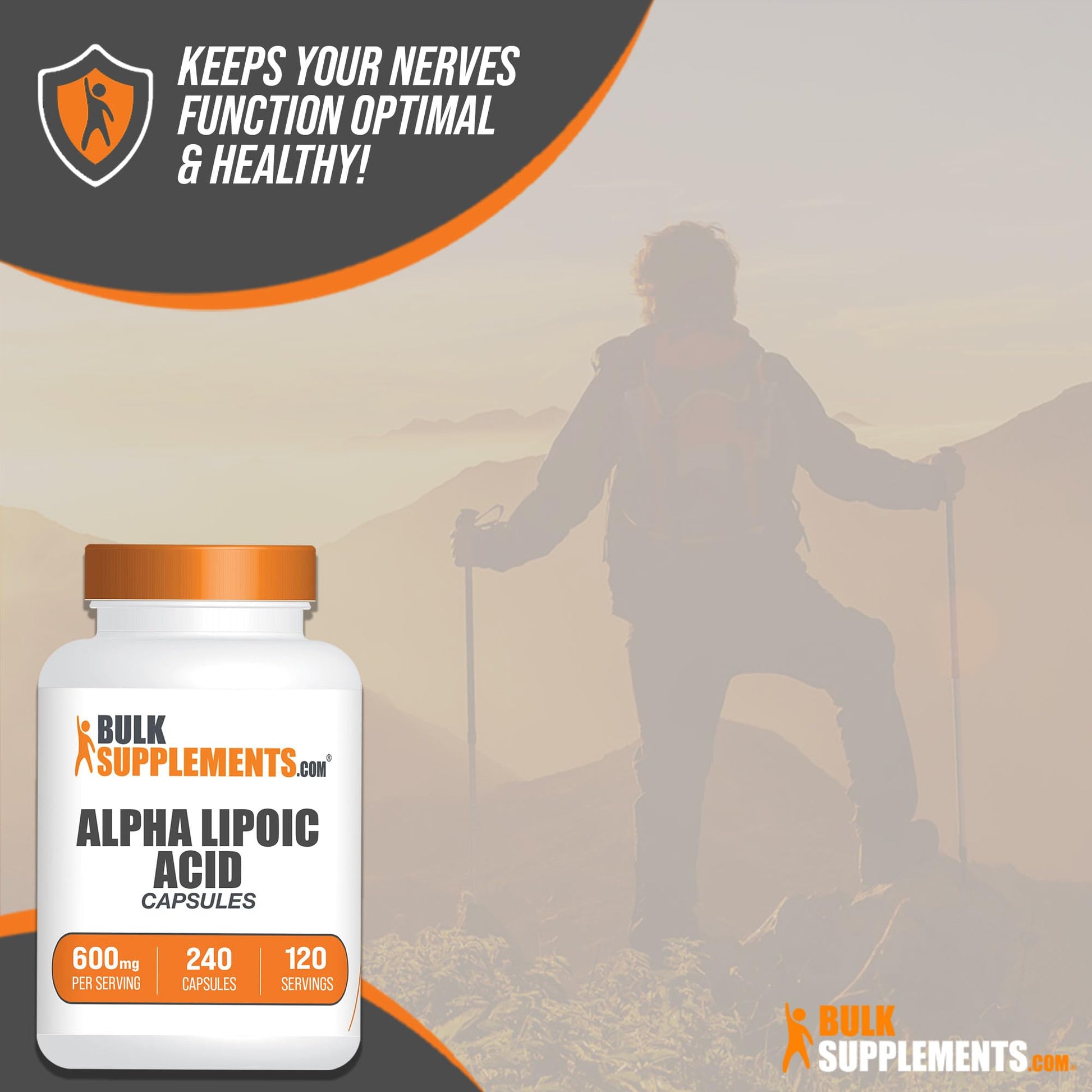 BULKSUPPLEMENTS.COM Alpha Lipoic Acid Capsules - ALA Supplement, Alpha Lipoic BULKSUPPLEMENTS.COM