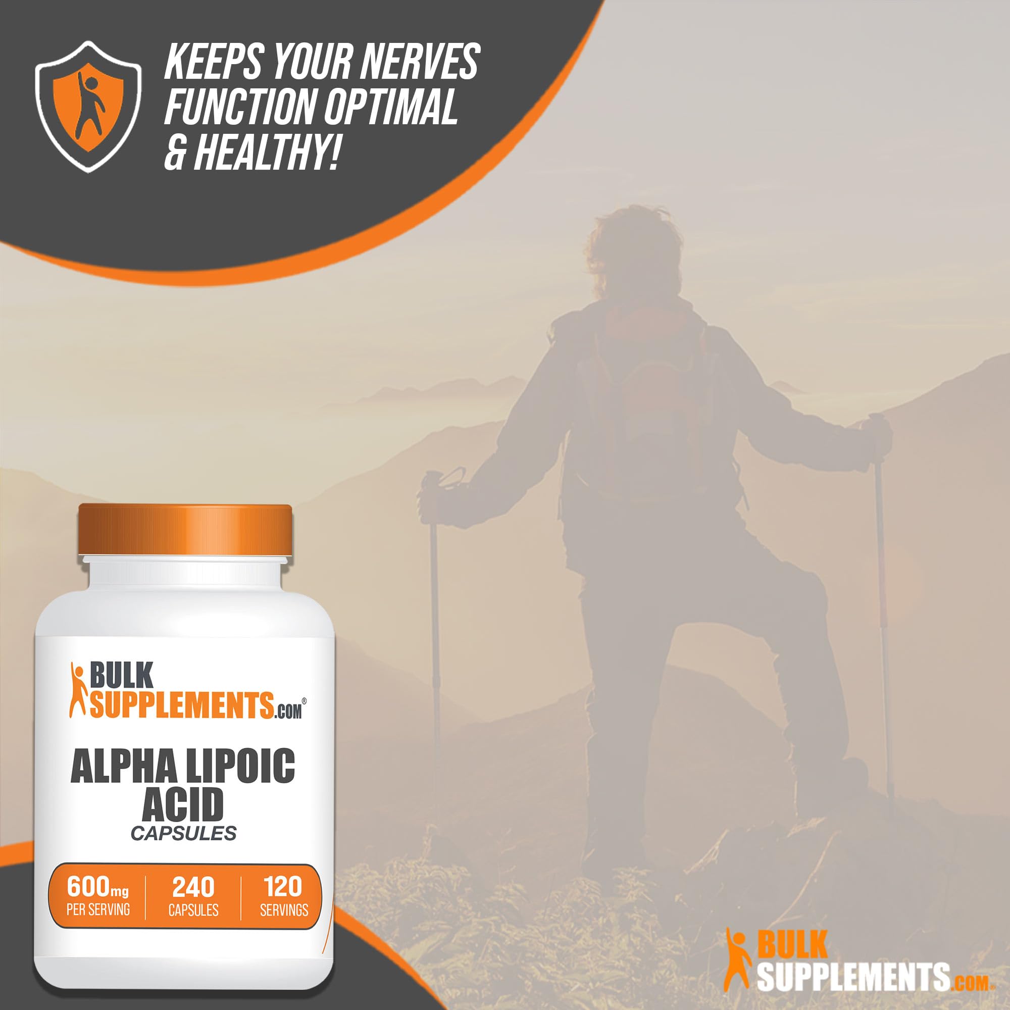 BULKSUPPLEMENTS.COM Alpha Lipoic Acid Capsules - ALA Supplement, Alpha Lipoic BULKSUPPLEMENTS.COM