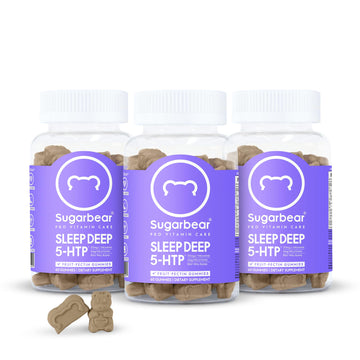 Sugarbear Sleep Aid Gummies for Adults with Melatonin 6mg, Magnesium SugarBearHair