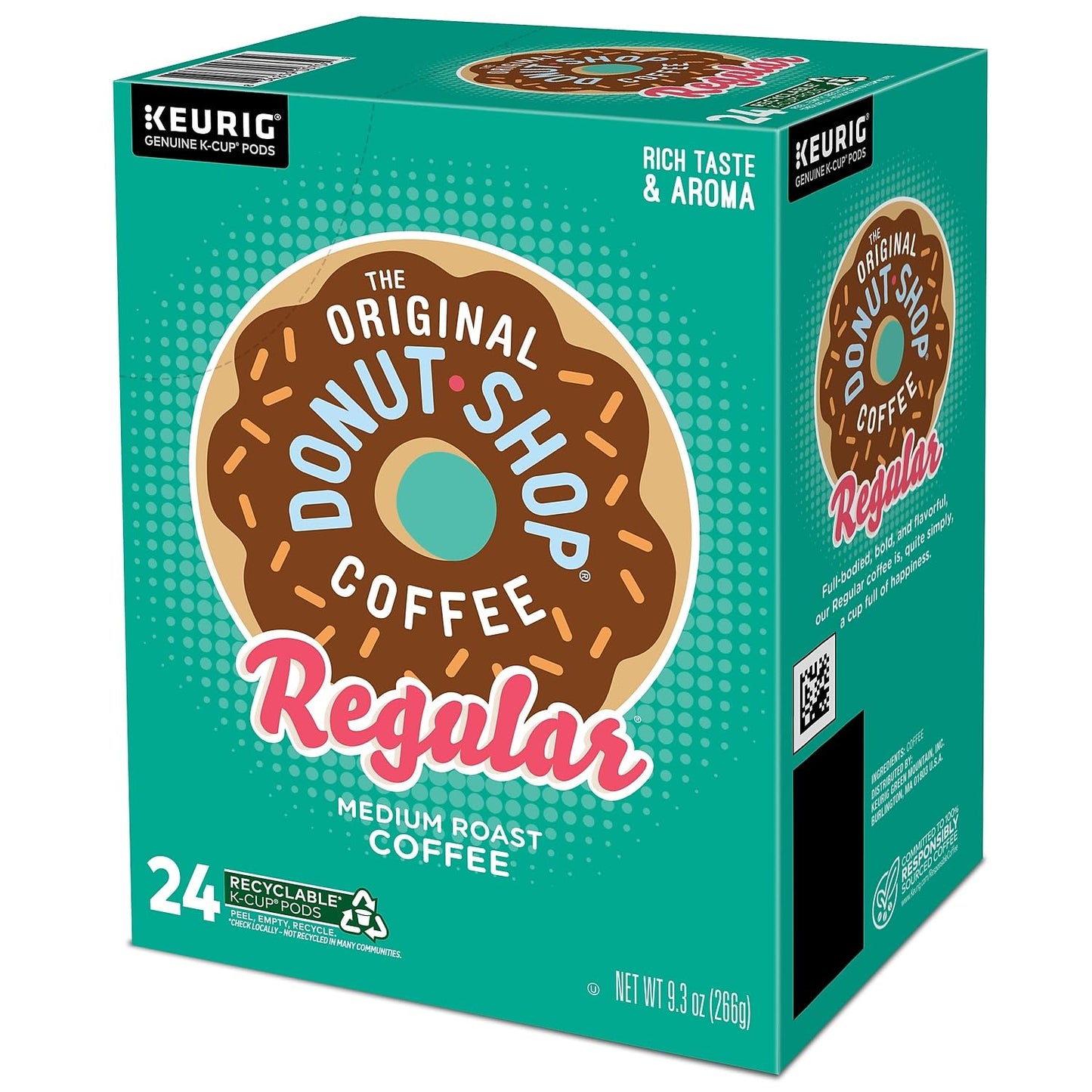 The Original Donut Shop Regular Keurig Single-Serve K-Cup Pods, Medium Roast Coffee