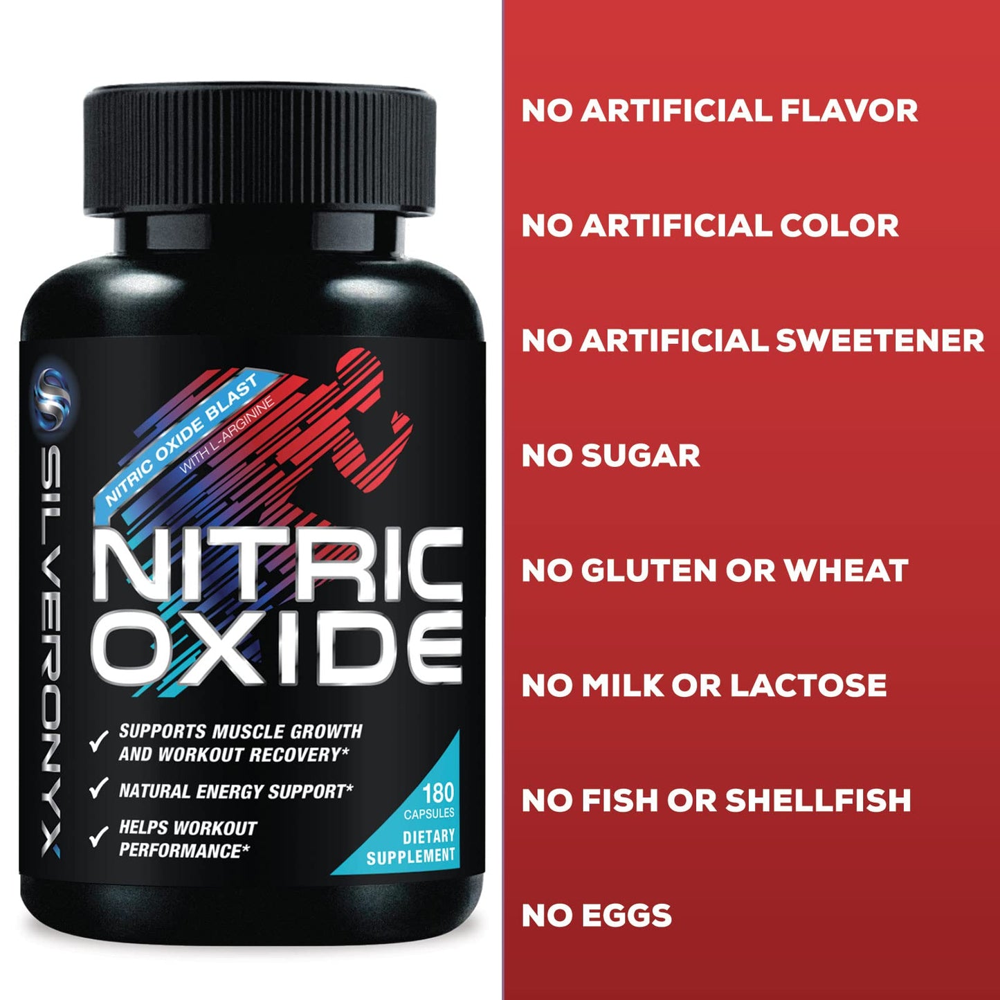 Extra Strength Nitric Oxide Supplement L Arginine 3X Strength - Citrulline Malate, AAKG