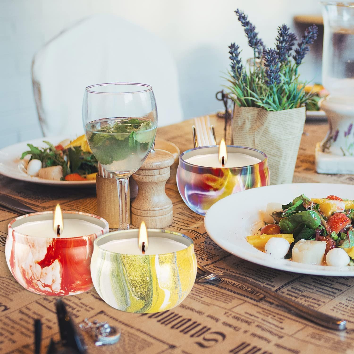 Scented Candles Aromatherapy Candles for Stress Relief,Soy Wax Candles Gifts for Women pliadvbu