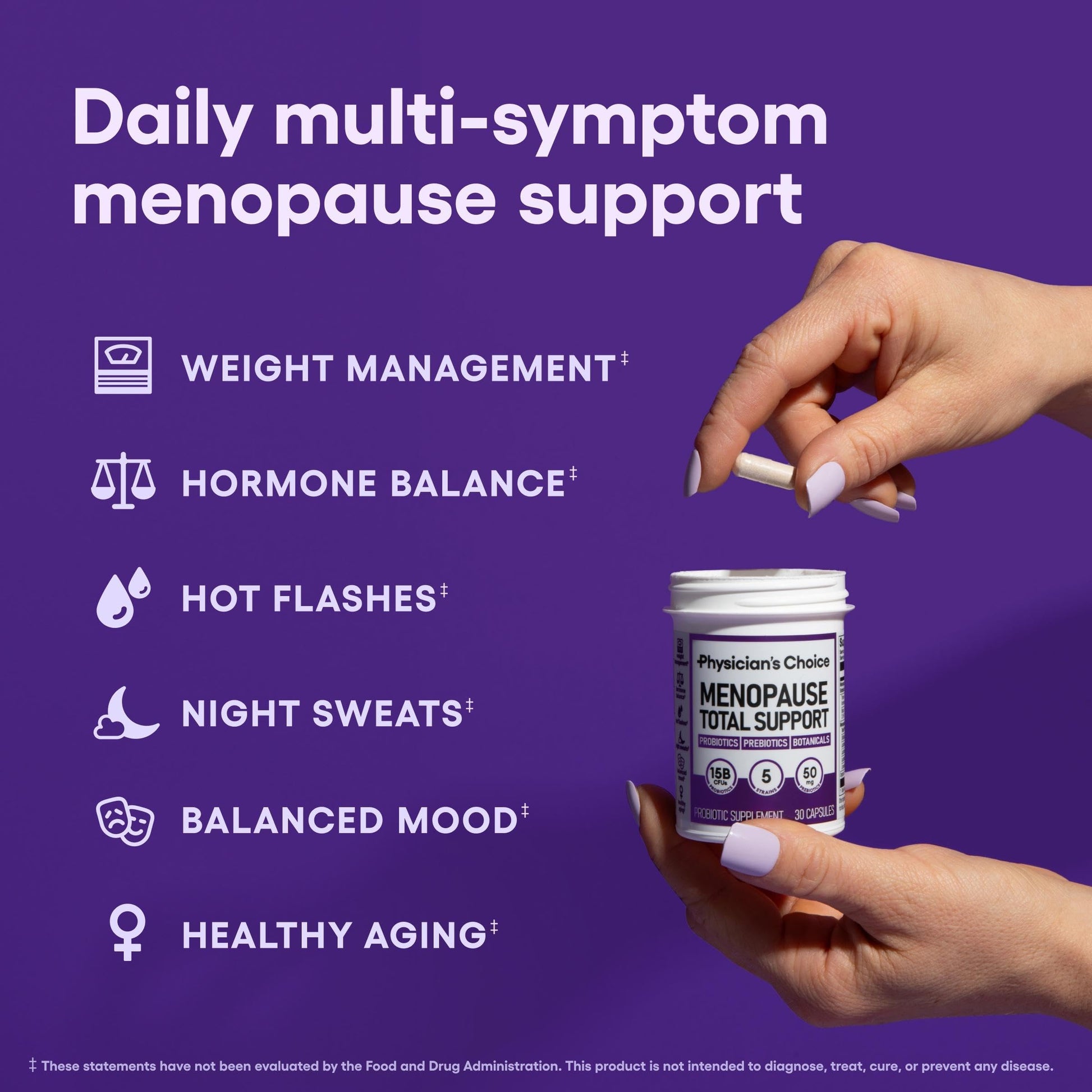 Physician's CHOICE Menopause Support + Digestive Health Support Bundle - 60ct Physician's CHOICE