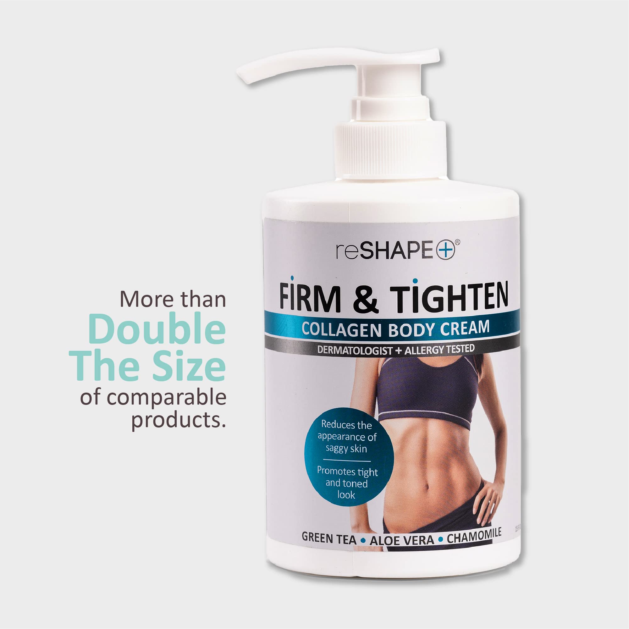 Reshape+ Collagen Body & Face Cream Moisturizing Skin Care Lotion, Skin Tightening Cellulite Reshape+