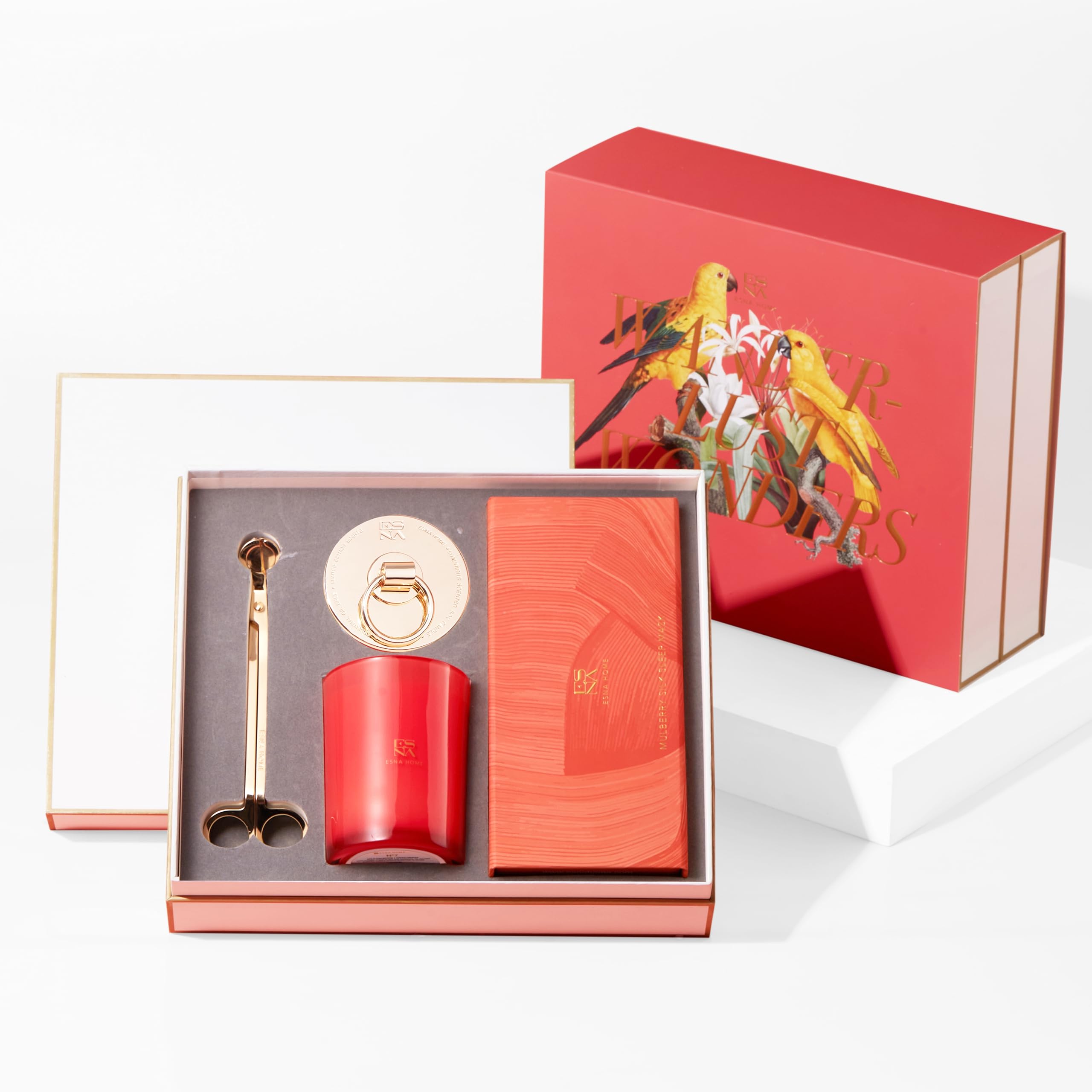 ESNA HOME Luxury Scented Candle Set I Aromatherapy Candles I Holiday Scented Candles Gift Set