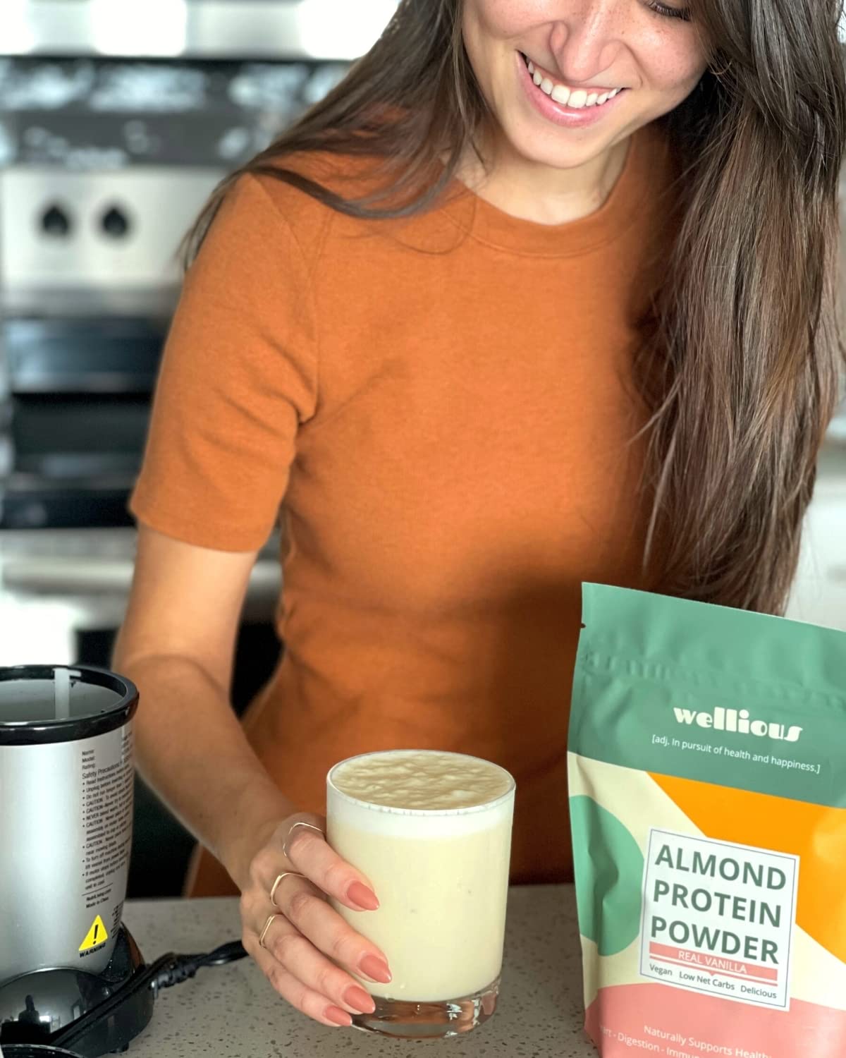 wellious – Clean Vegan Protein Powder – for Gut Health, Plant Based, Keto Friendly, No Sodium