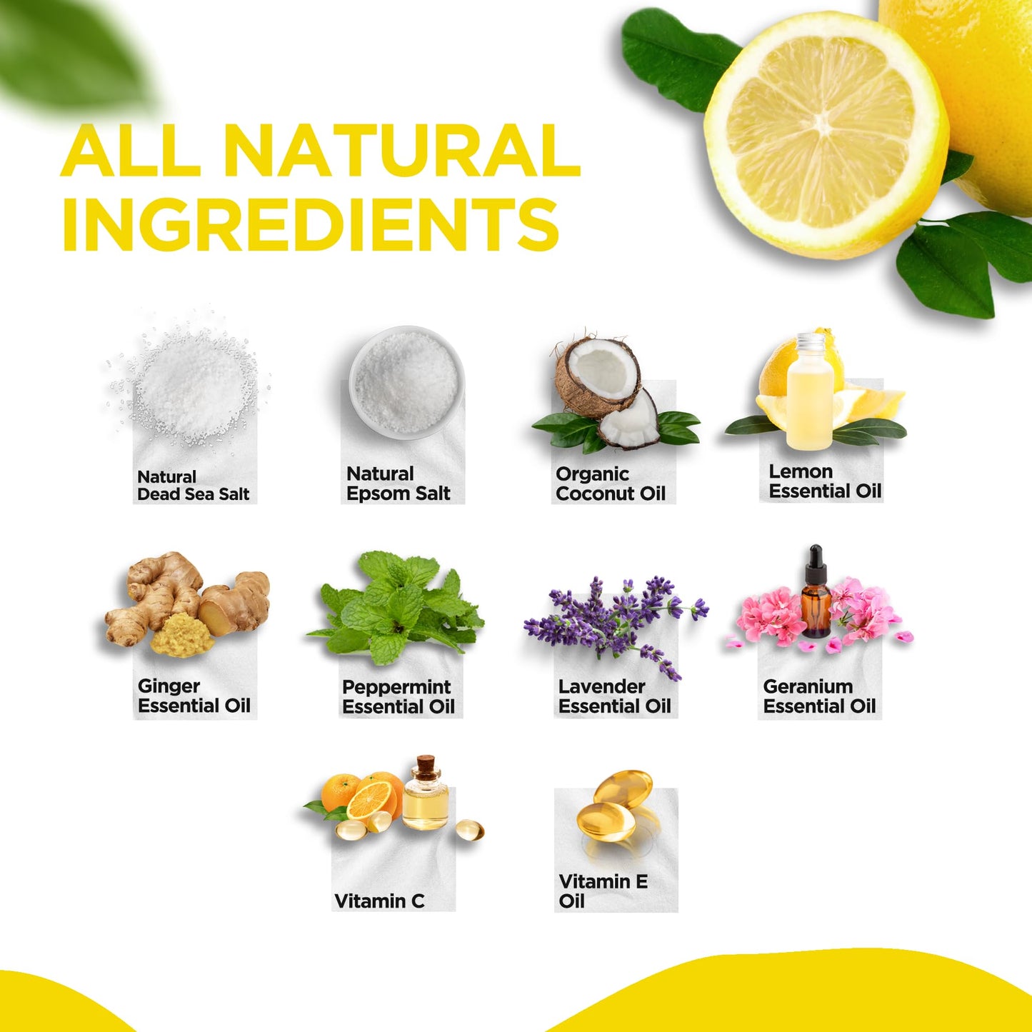 Citrus Detox Foot Soak with Epsom Salt - for Foot Callus, Immune Boost, Damaged Toenail