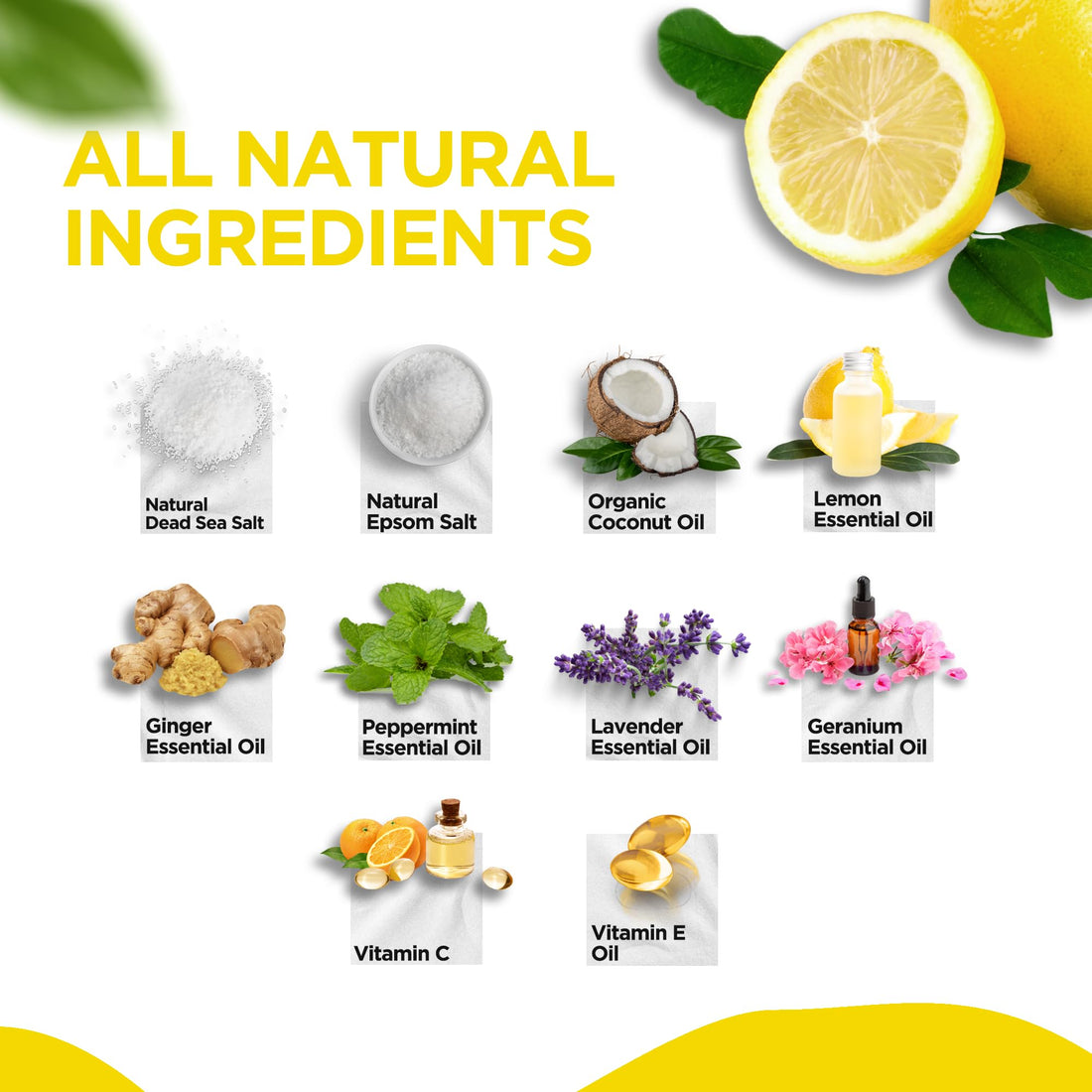 Citrus Detox Foot Soak with Epsom Salt - for Foot Callus, Immune Boost, Damaged Toenail