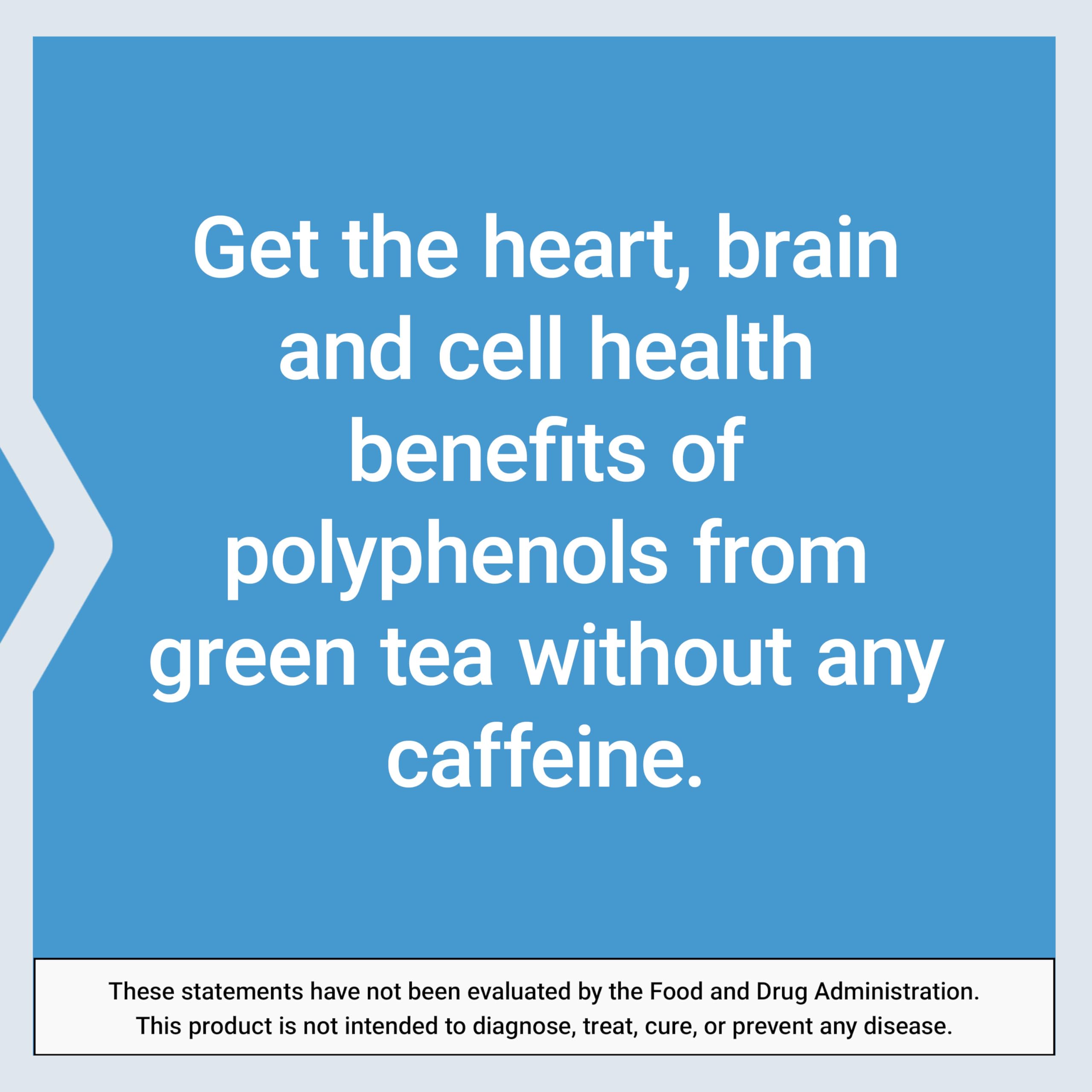 Life Extension Decaffeinated Mega Green Tea Extract – Polyphenol-Rich, Cell Health