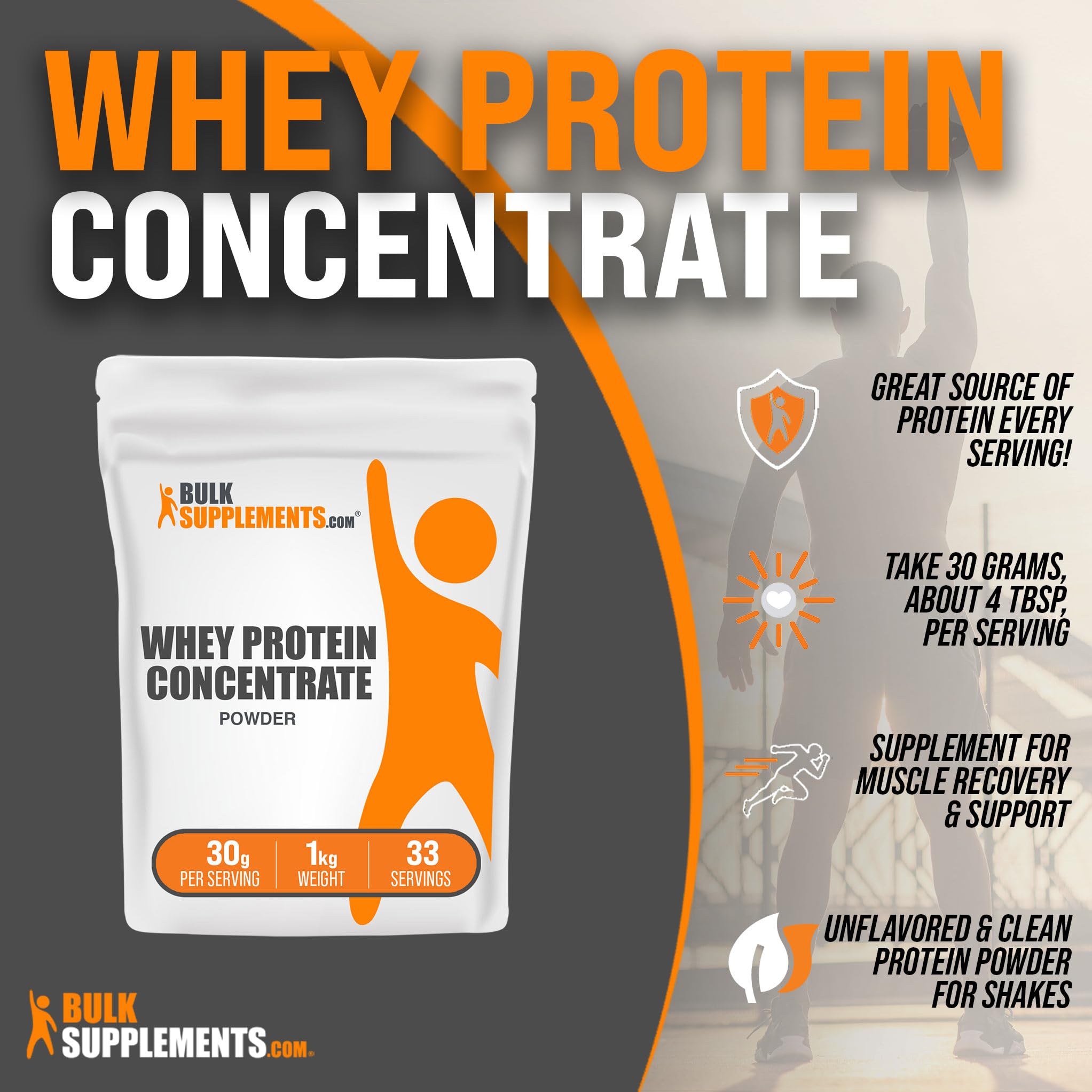 BulkSupplements.com Whey Protein Concentrate - Whey Protein Powder - Protein Powder BULKSUPPLEMENTS.COM