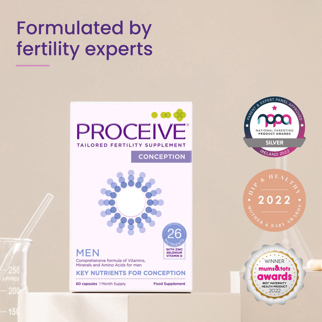 Proceive® Men Fertility Supplement for Conception - Vitamins & Minerals for Men Trying