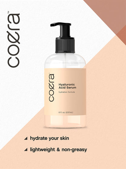 Hyaluronic Acid Serum for Face & Skin | 8 oz | Paraben & SLS Free Moisturizer | Packaging