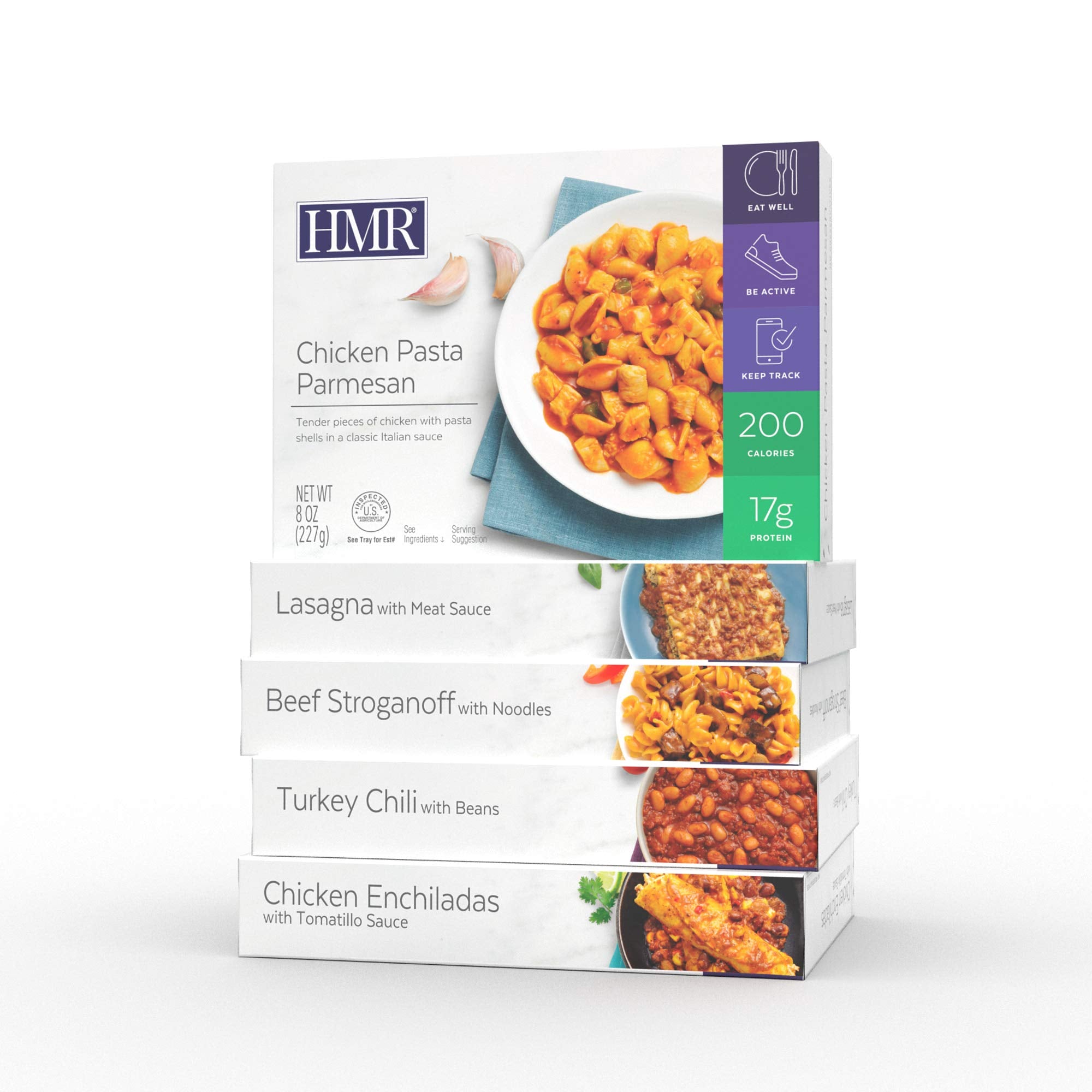 HMR Top 5 Entrée Pack | Pre-packaged Lunch or Dinner to Support Weight Loss | Pack of 5 