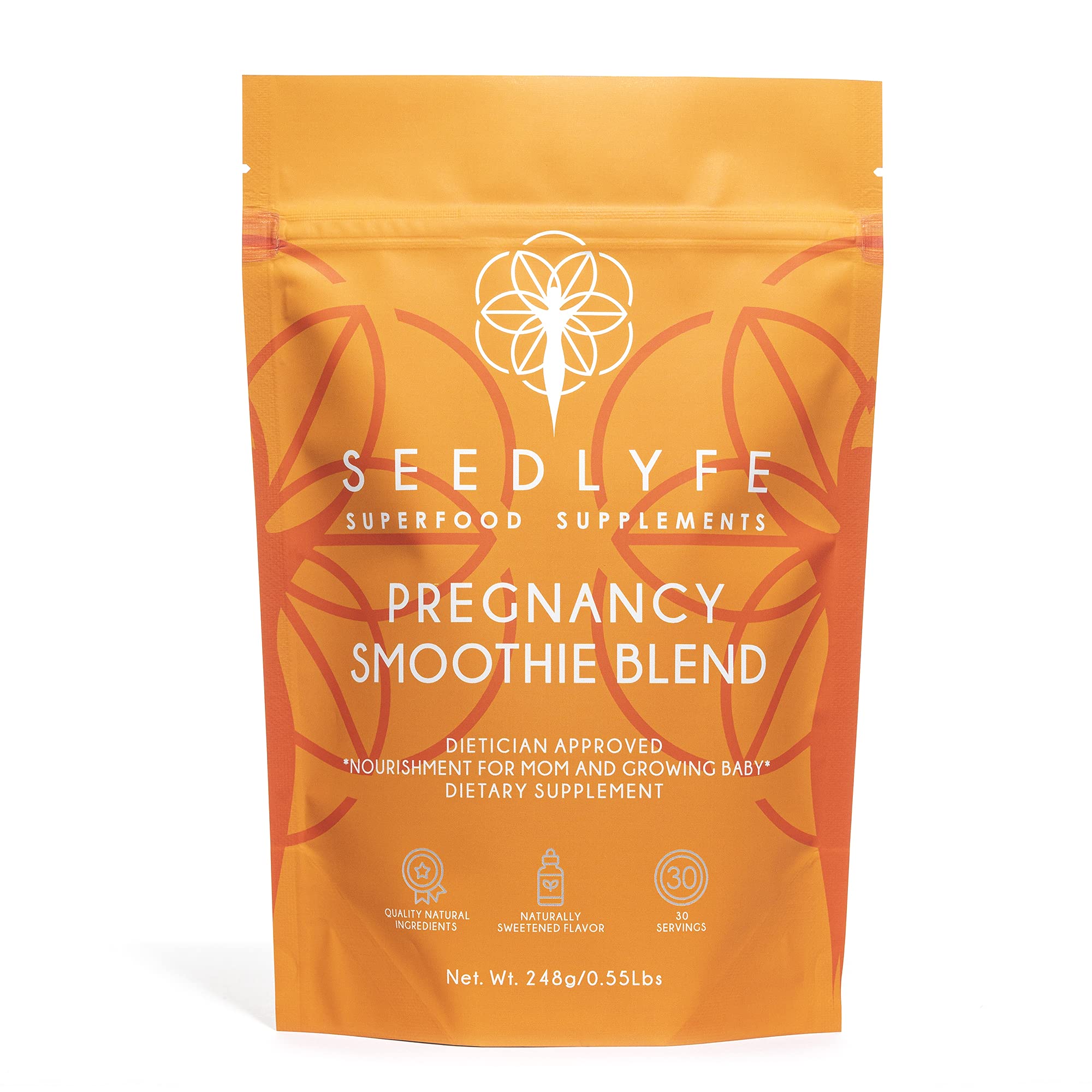 SEEDLYFE Pregnancy Superfood Smoothie Powder | Protein, Veggies, Antioxidants