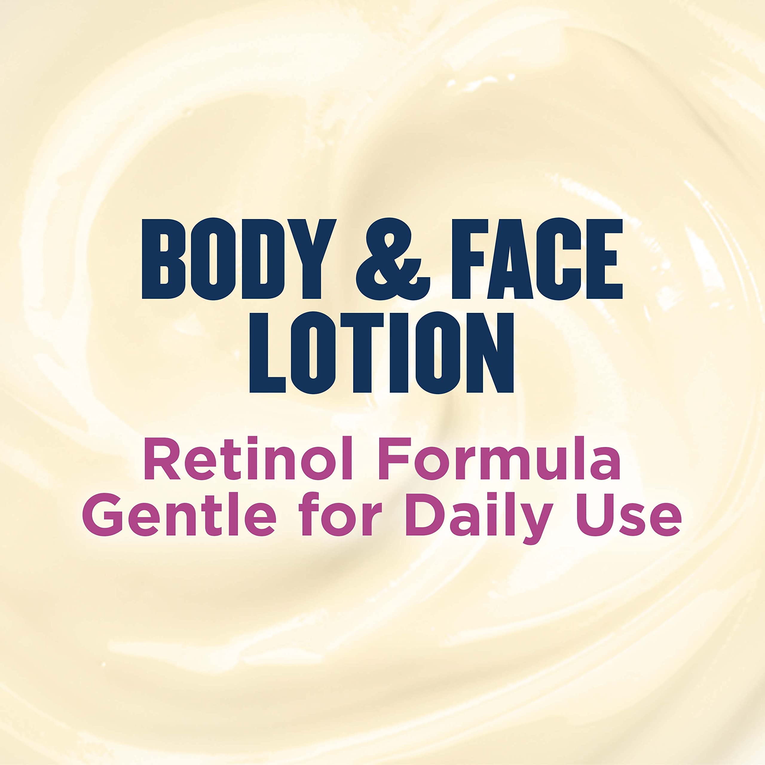 Gold Bond Age Renew Retinol Overnight Body & Face Lotion, With Retinol Gold Bond