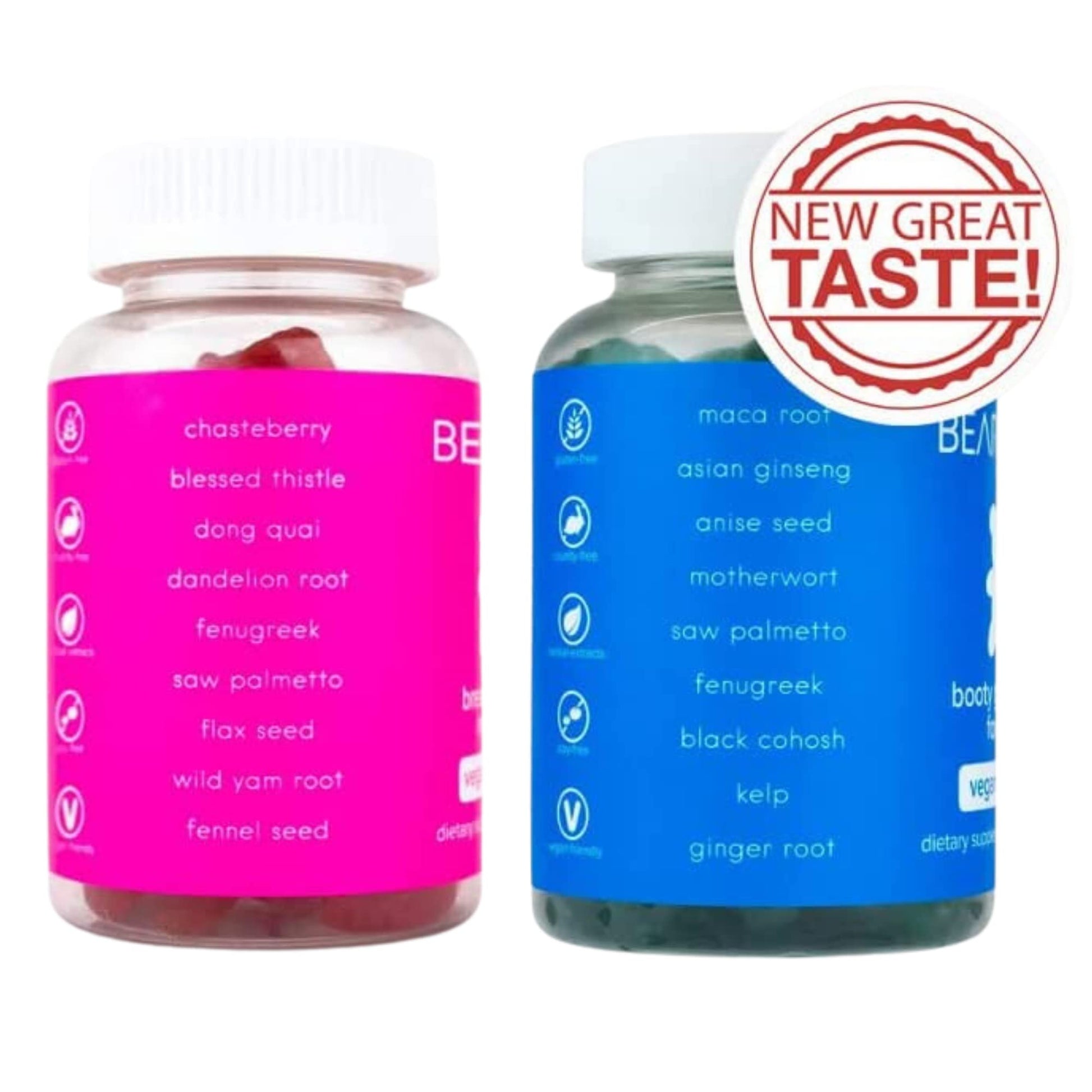 BEARVANA Gummies Combo Pack - Chest and Bum Gummies - Workout Aid - Women’s BEARVANA