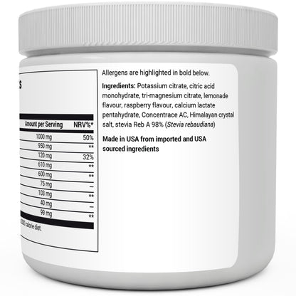 Dr. Berg Electrolyte Powder - Electrolyte Drink Supplements with 1000mg Potassium