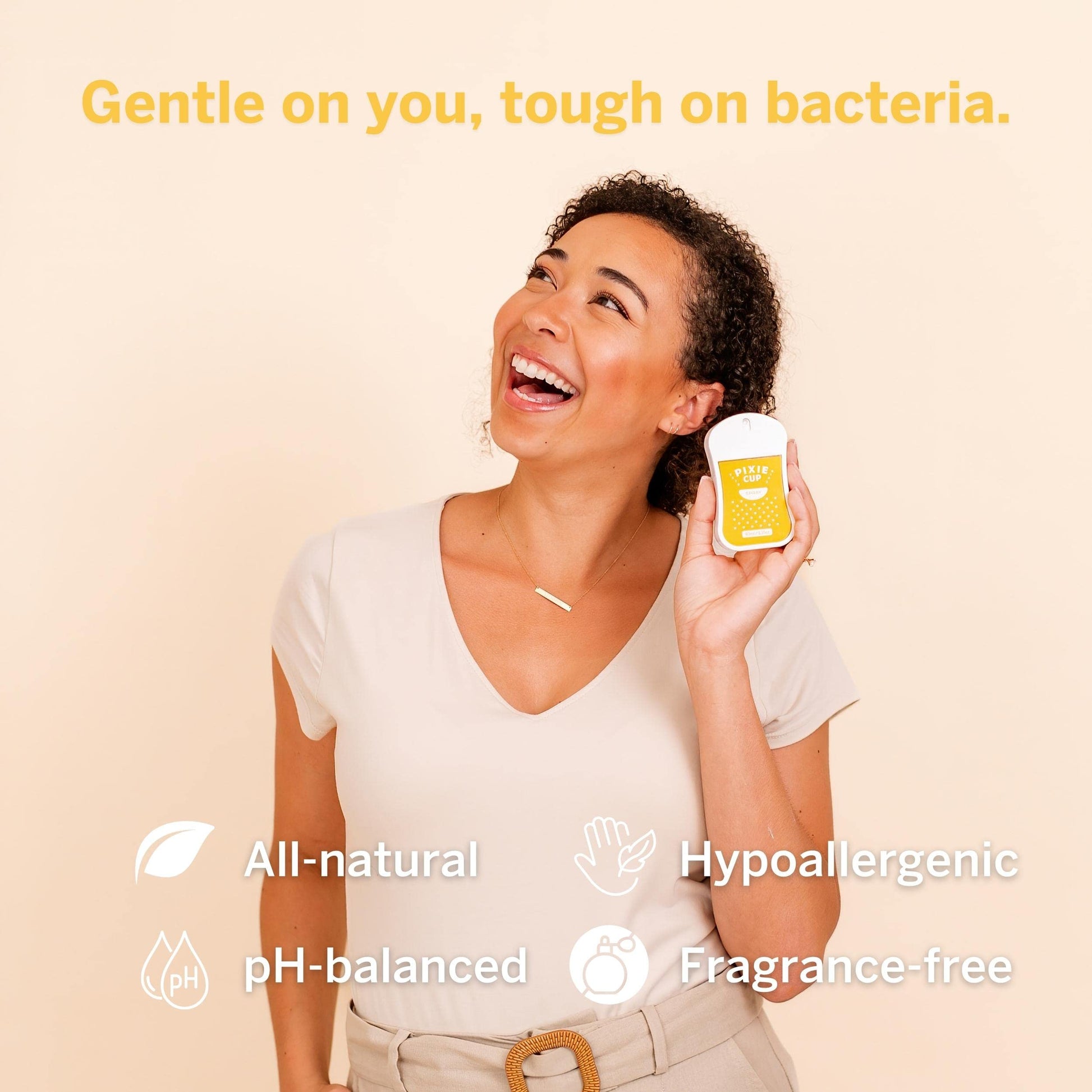 Pixie Sterilizer Spray for Menstrual Cups - Complete Sterilization in Just A Quick Spray - 100% Hypoallergenic Pixie Cup