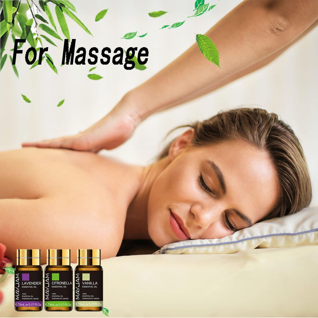 MAYJAM Tea Tree 20 Pcs Pure Essential Oil Gift Set, for Diffuser, Humidifiers, Skin Care, Massage