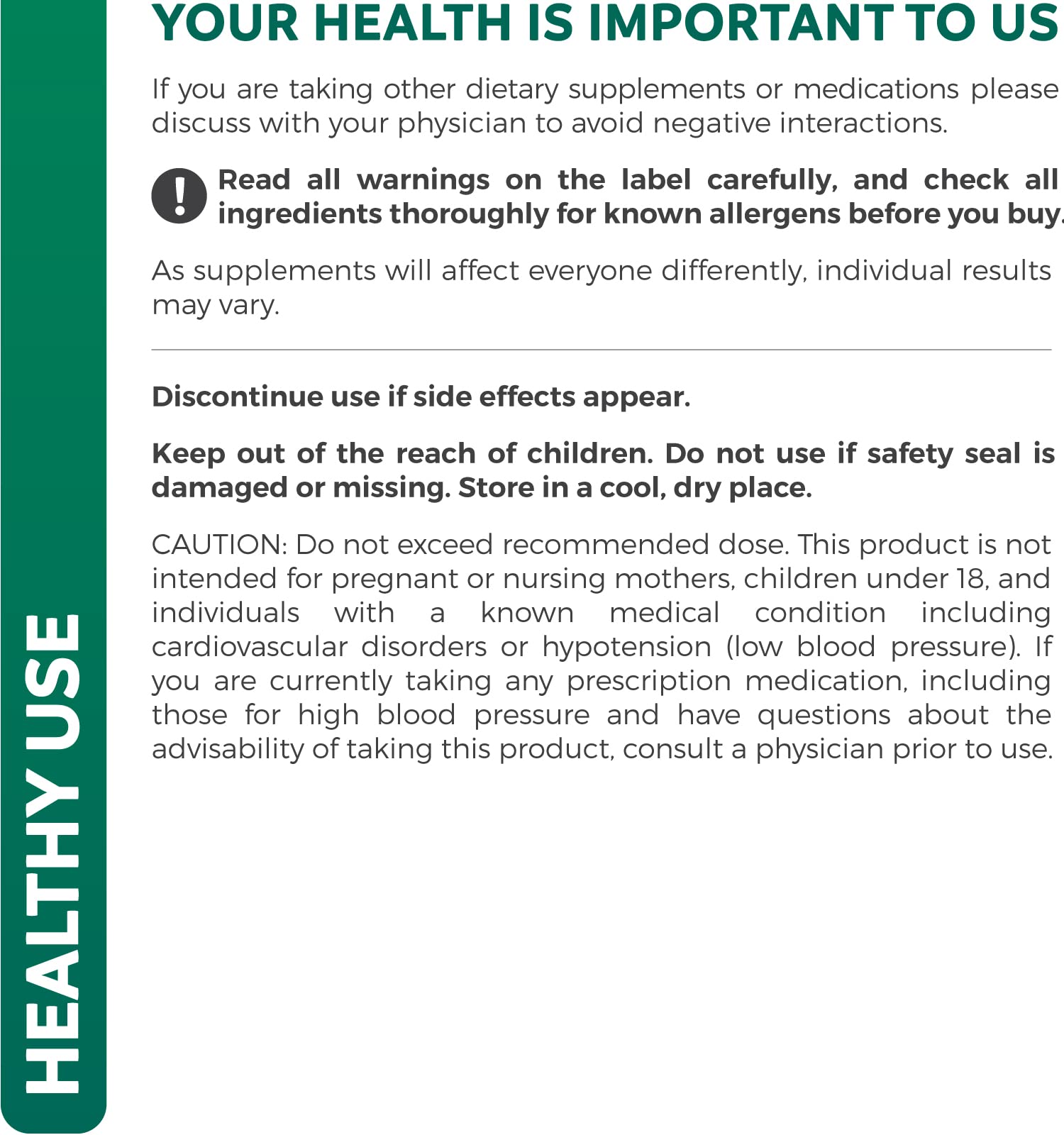 Hawthorn Berry Capsules - 4 Month Supply Digestion & Heart Health Supplement Healths Harmony