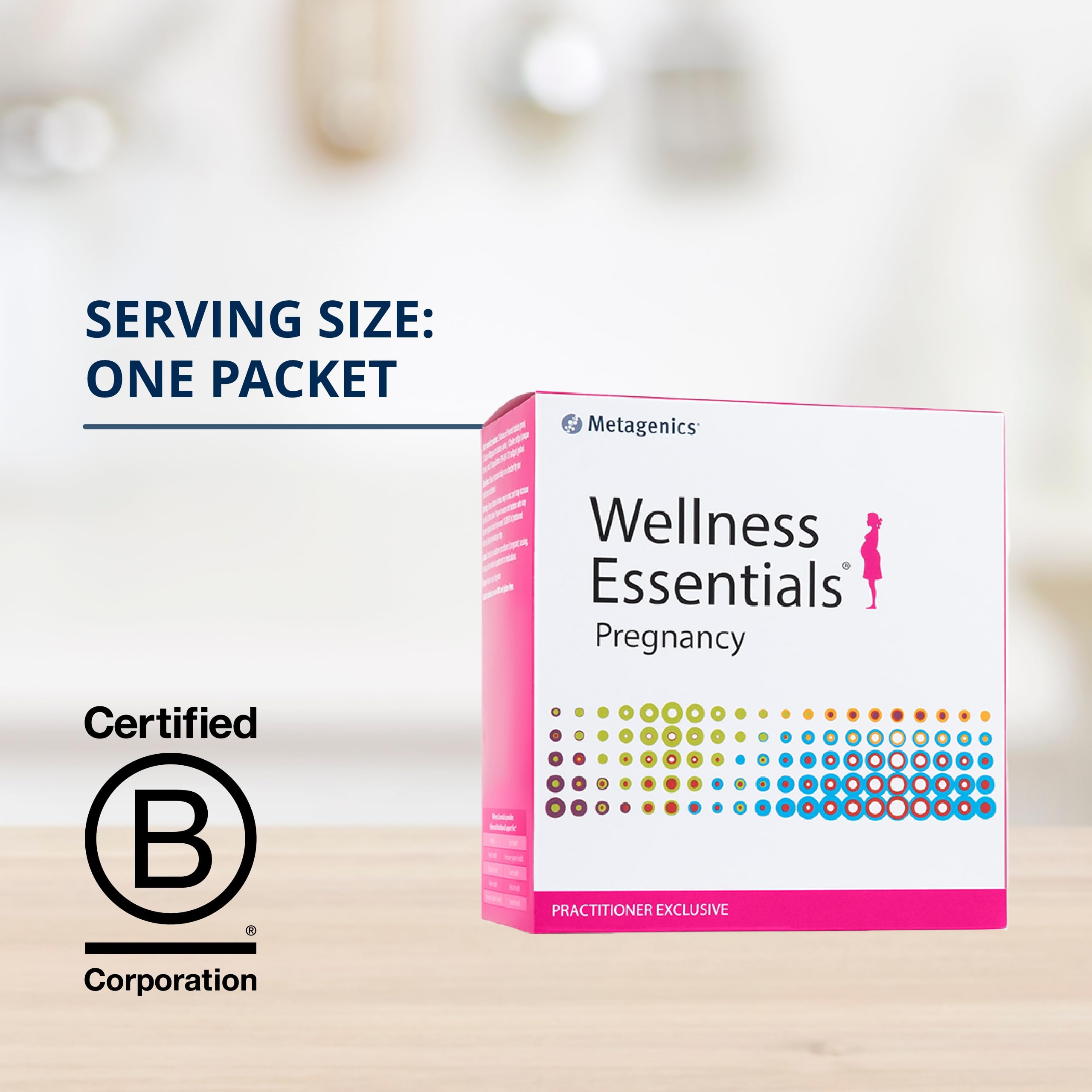 Metagenics Wellness Essentials Pregnancy - Prenatal, Pregnancy & Nursing Support Metagenics