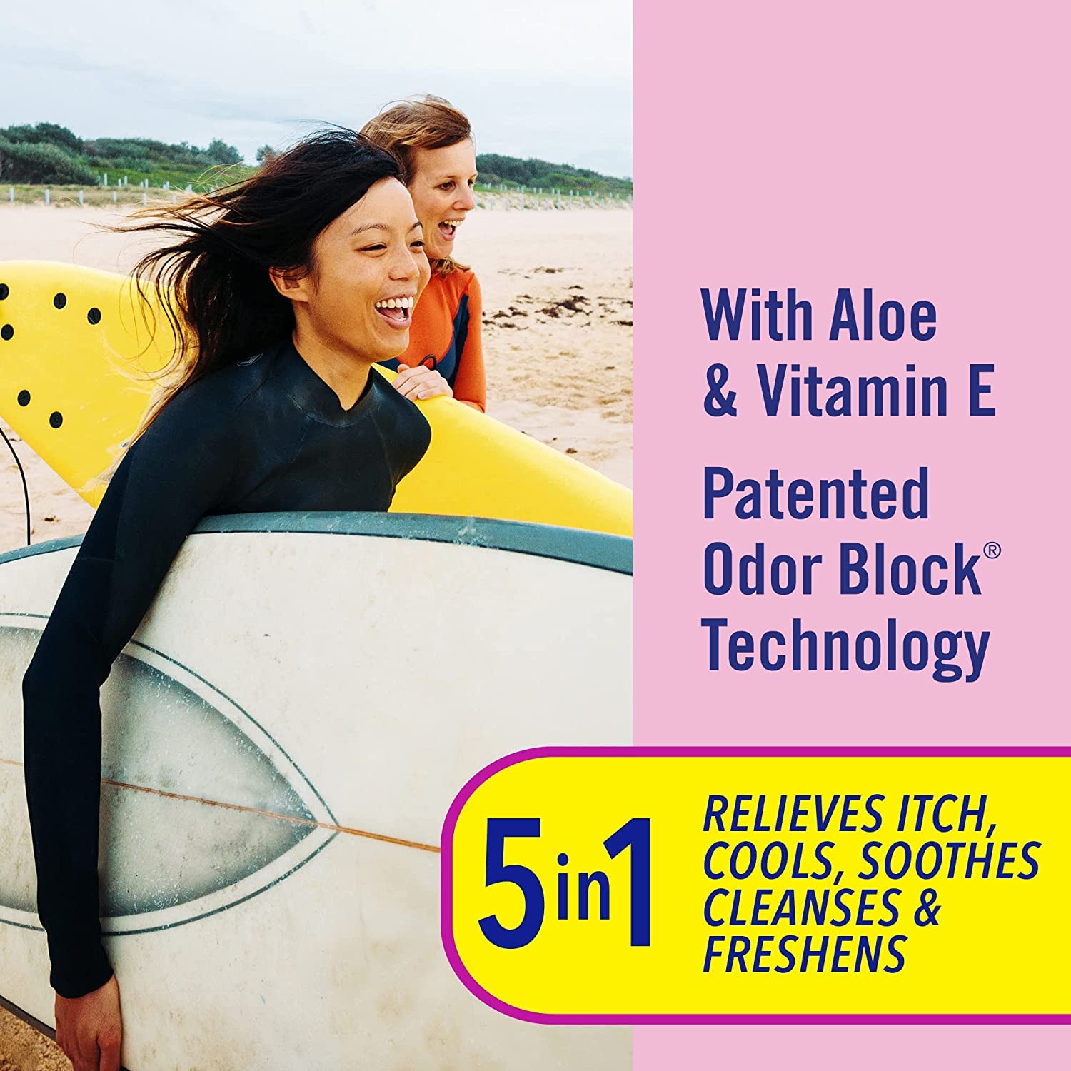 Vagisil Anti-Itch Feminine Hygiene Care Multipack for Women, 12 Medicated Intimate Wipes Vagisil