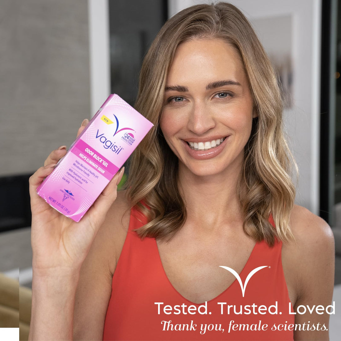 Vagisil Odor Block Gel with Hyaluronic Acid for Vaginal Health, Gynecologist Tested