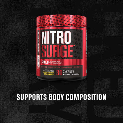 Jacked Factory NITROSURGE Shred Pre Workout Supplement - Energy