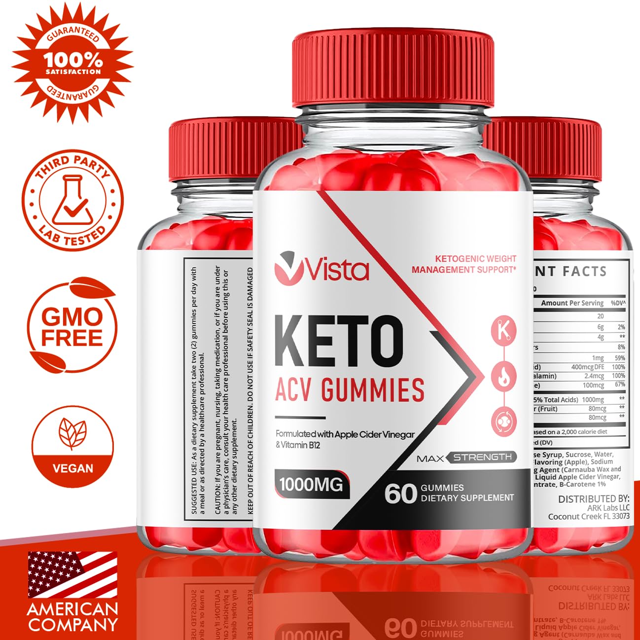 Vista Keto ACV Gummies, Vista Keto ACV Gummies Advanced Weight Loss 1000MG
