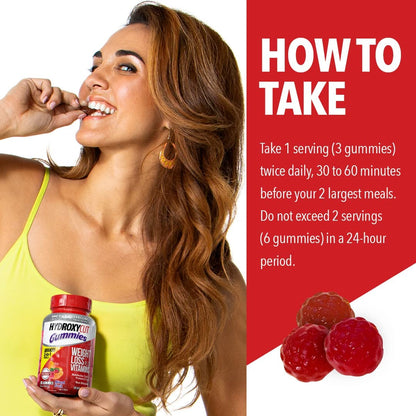 Hydroxycut Caffeine-Free Gummy for Women & Men | 15 Essential Vitamins & Minerals
